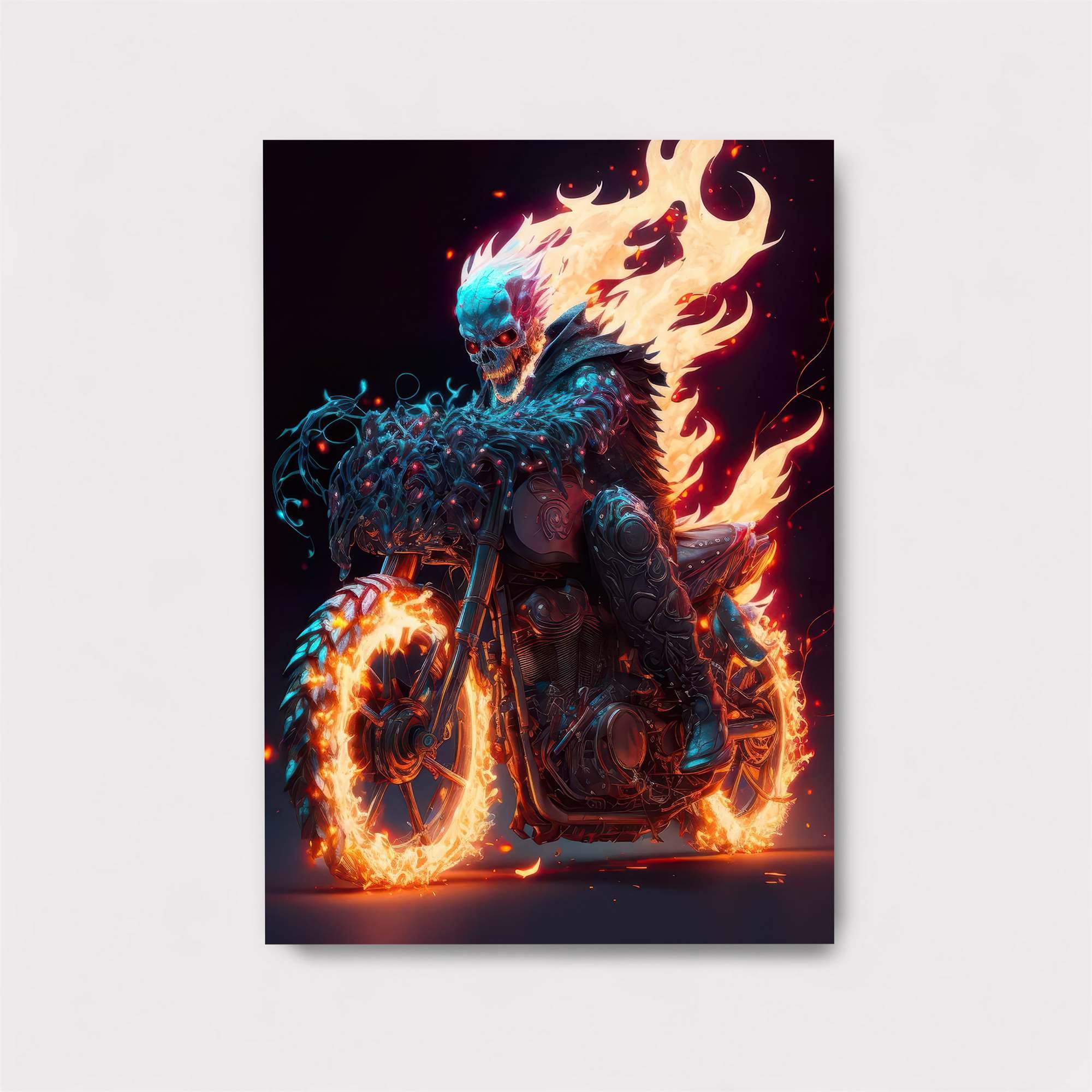 Ghost Rider - Fiery Safe Wall Magnetic / M