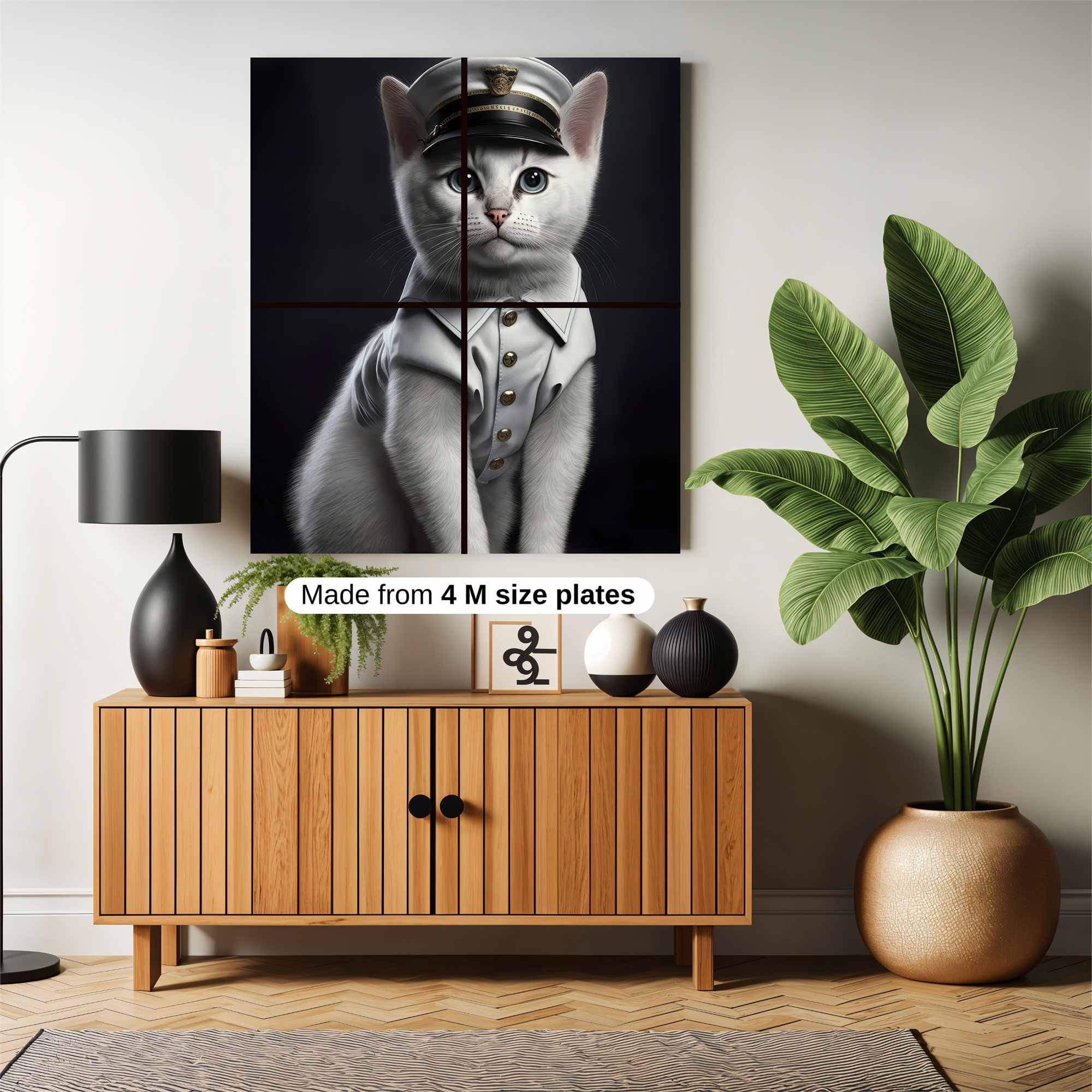 Captain Whiskers Safe Wall Magnetic / M