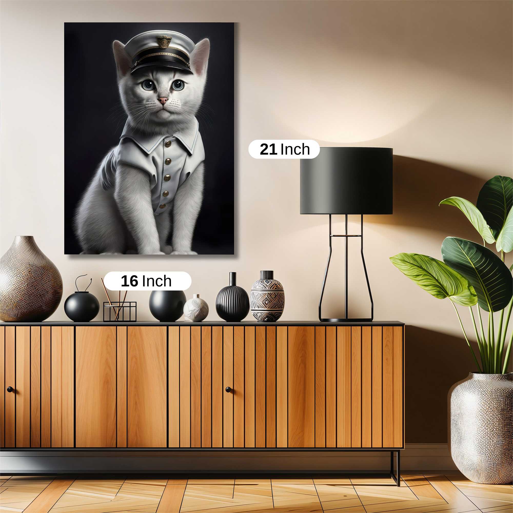 Captain Whiskers Safe Wall Magnetic / M