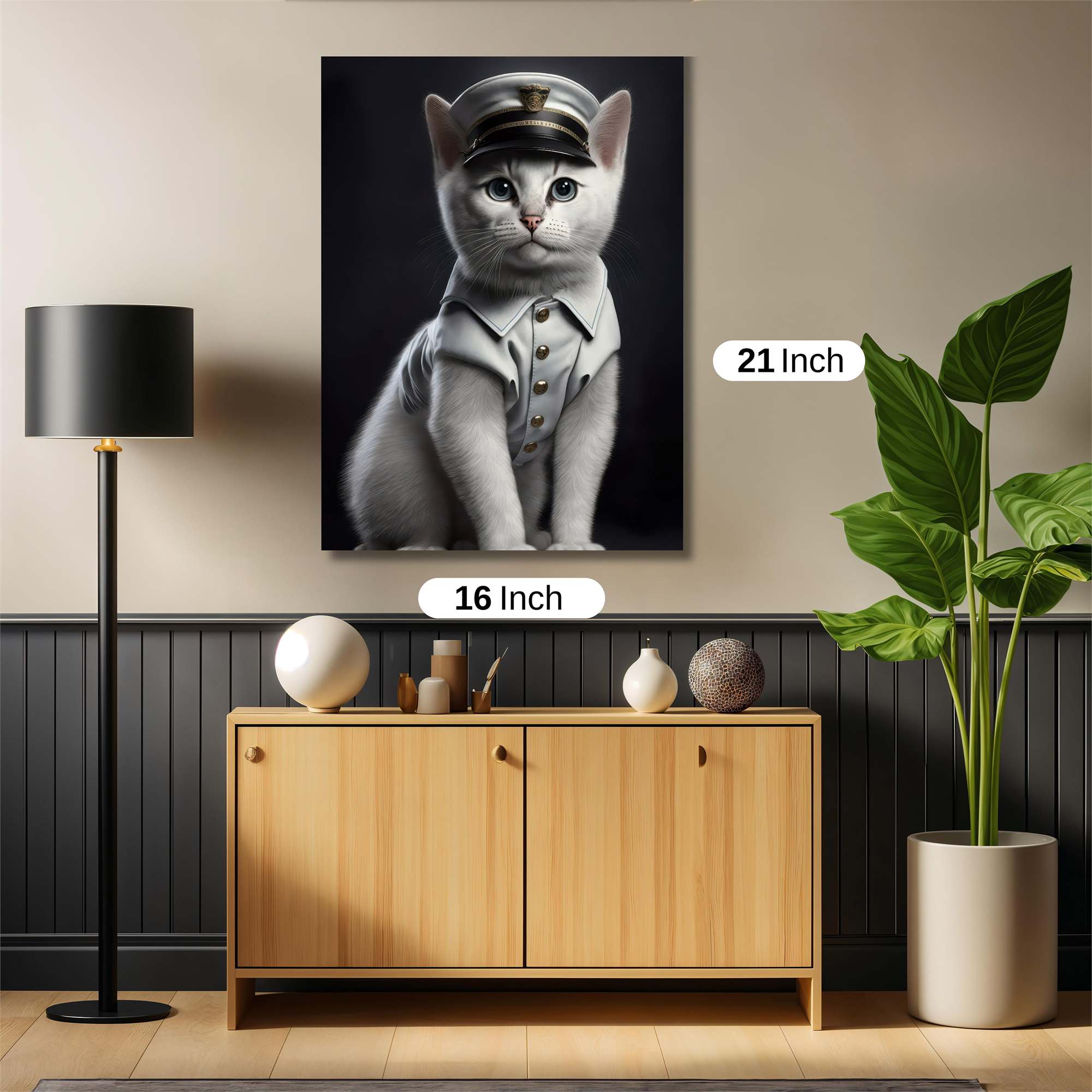 Captain Whiskers Safe Wall Magnetic / M