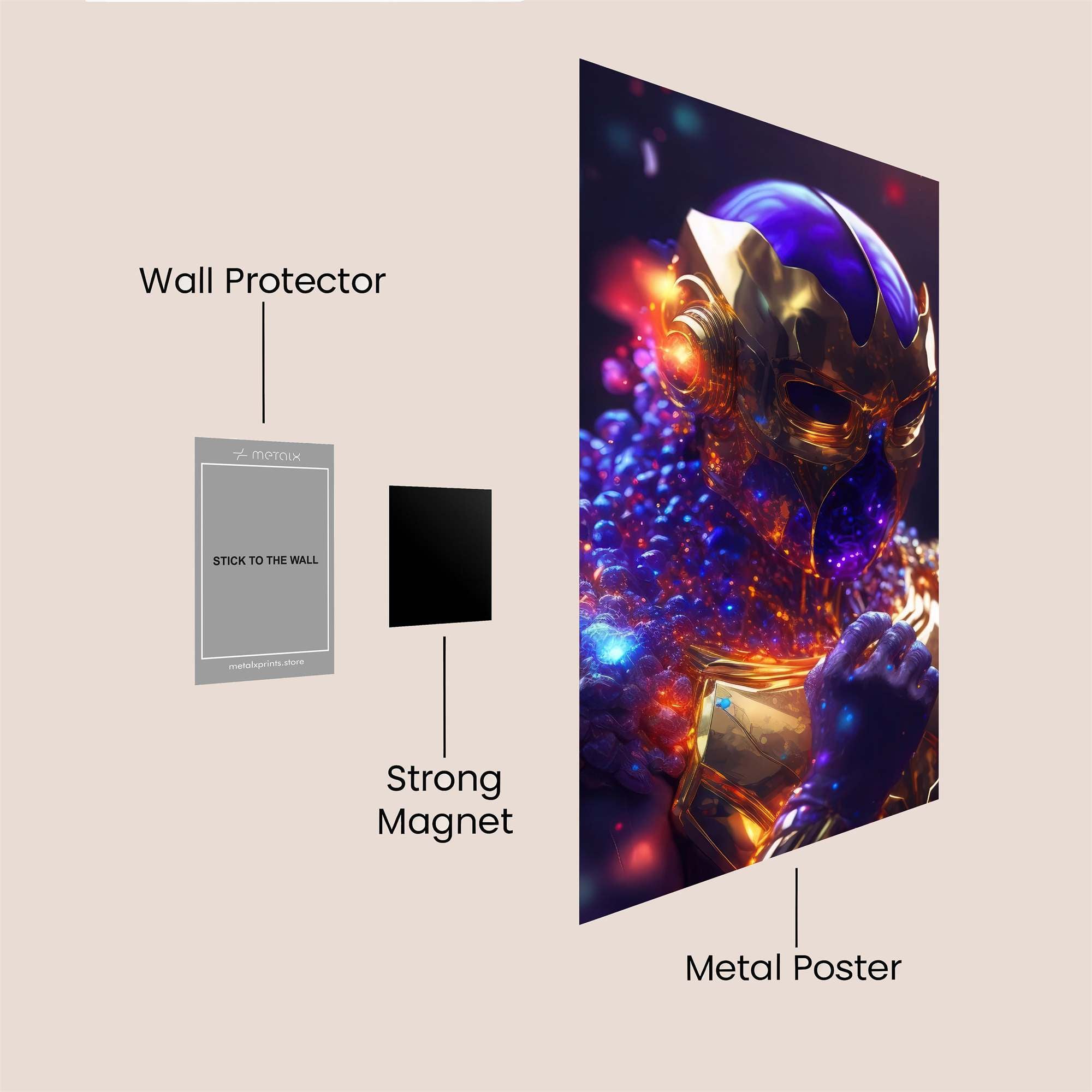 Thanos Enigmatic Safe Wall Magnetic / M