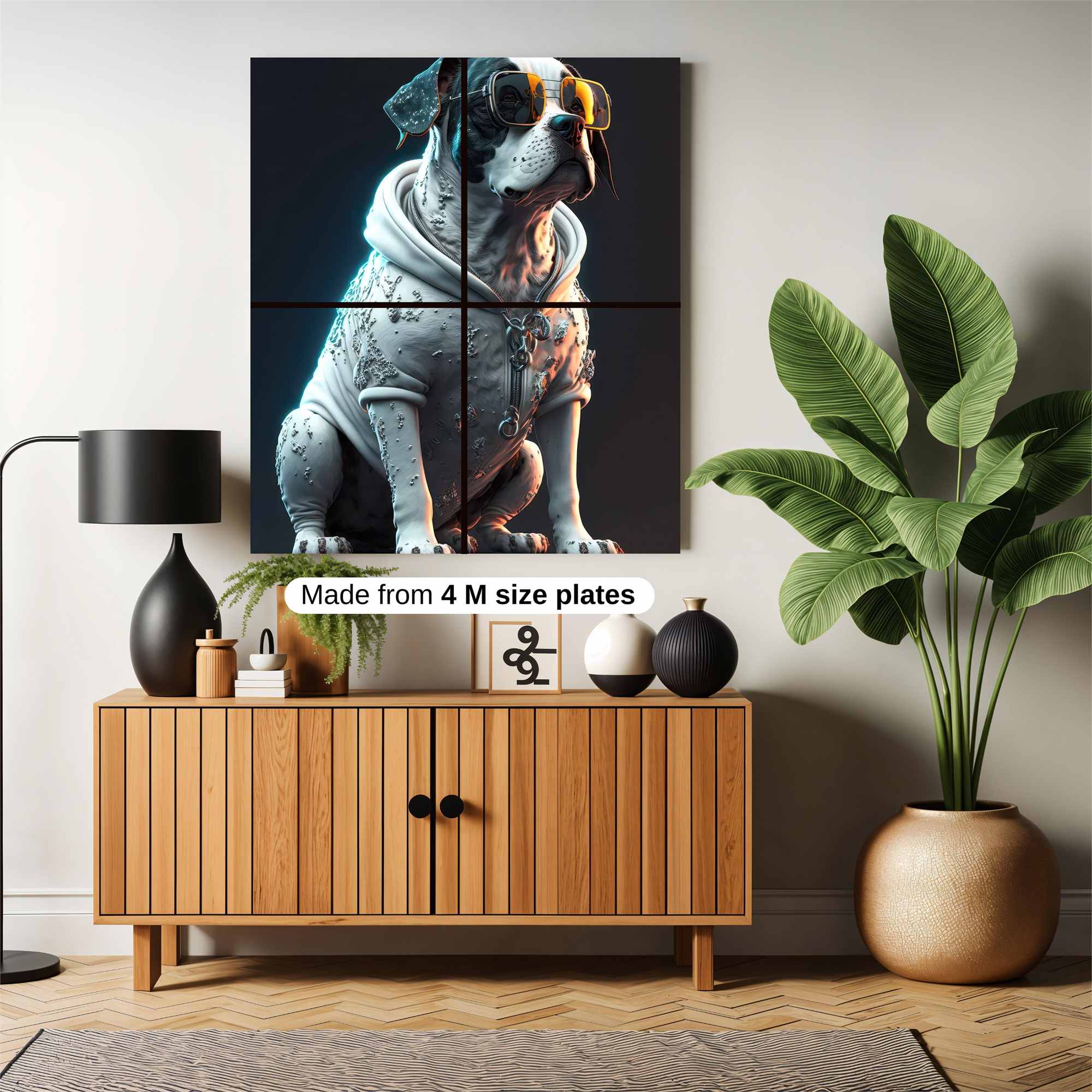 Hipster Hound Safe Wall Magnetic / M