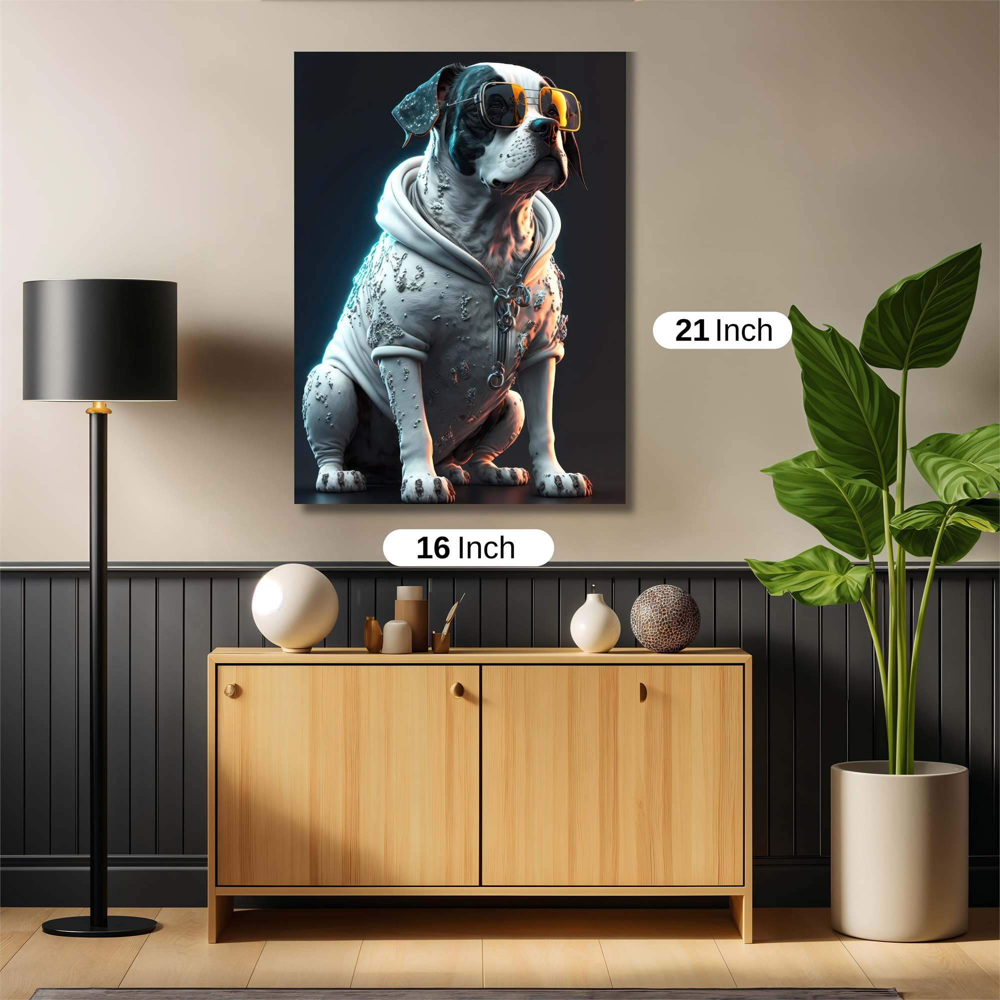 Hipster Hound Safe Wall Magnetic / M