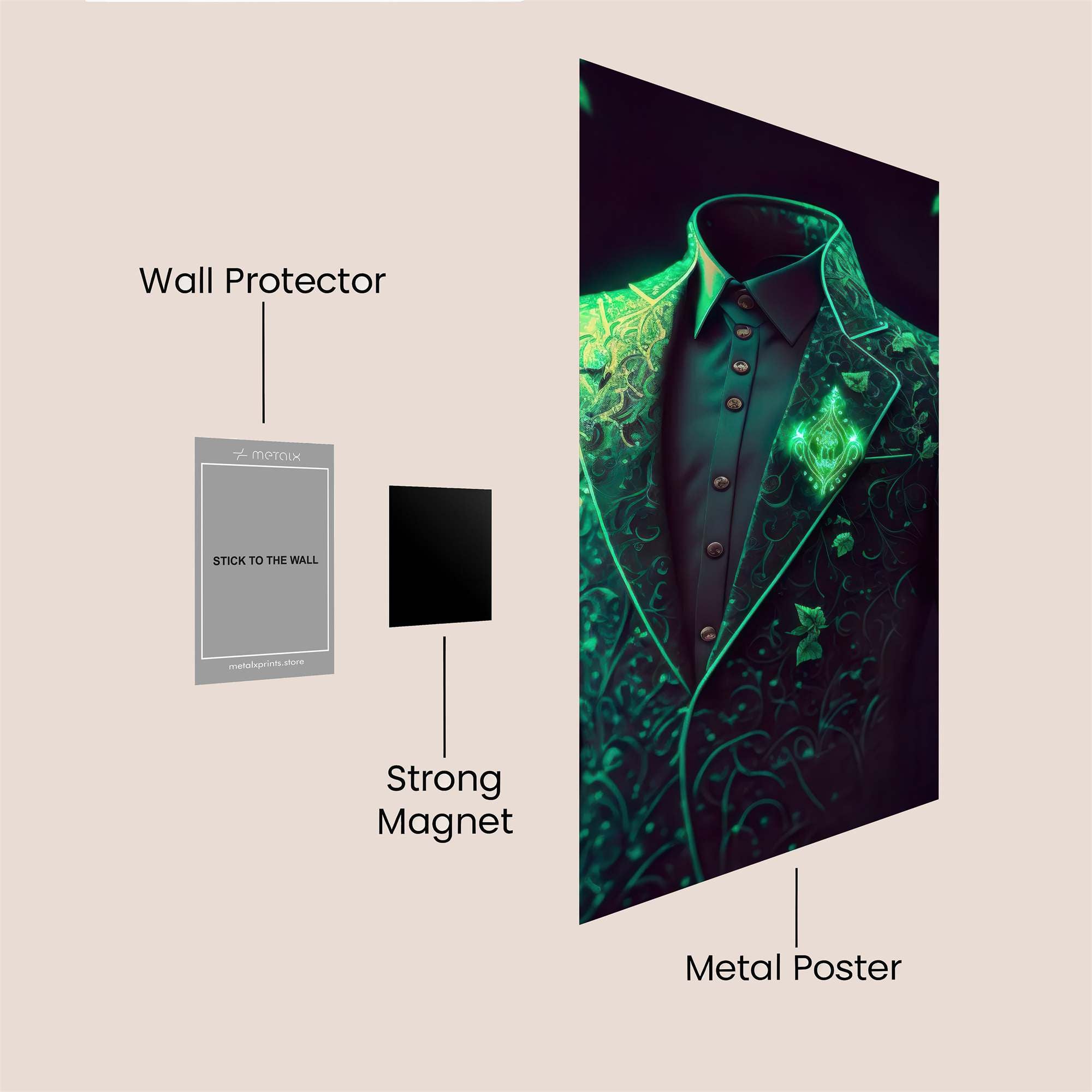 Enchanted Elegance Safe Wall Magnetic / M