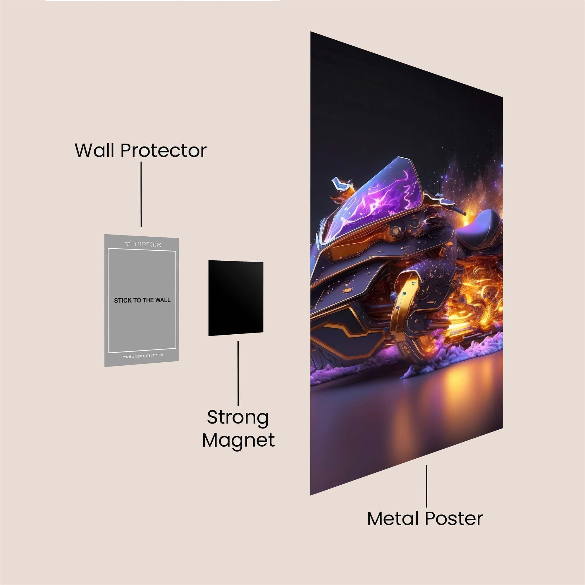 FlameRider Safe Wall Magnetic / M
