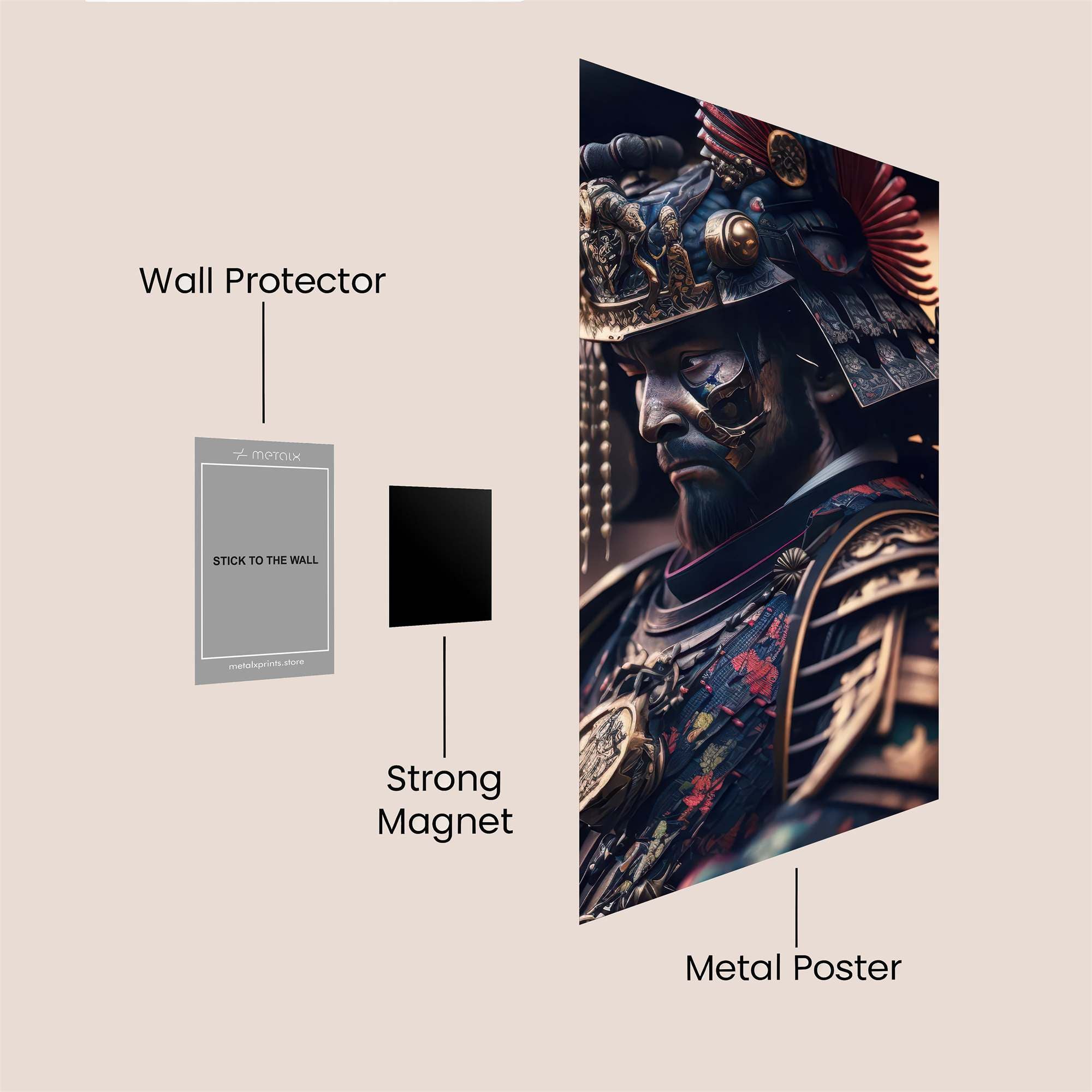 Samurai Serenity Safe Wall Magnetic / M