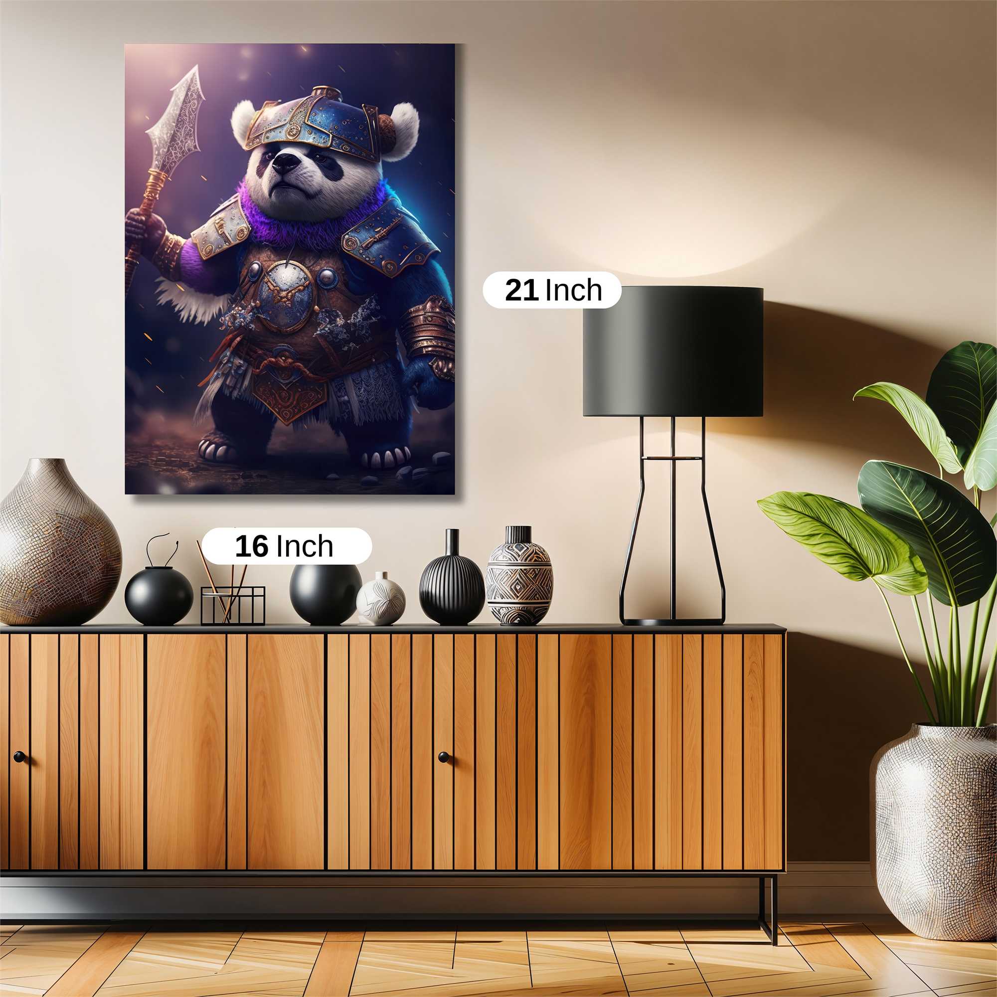 Panda Warrior Safe Wall Magnetic / M