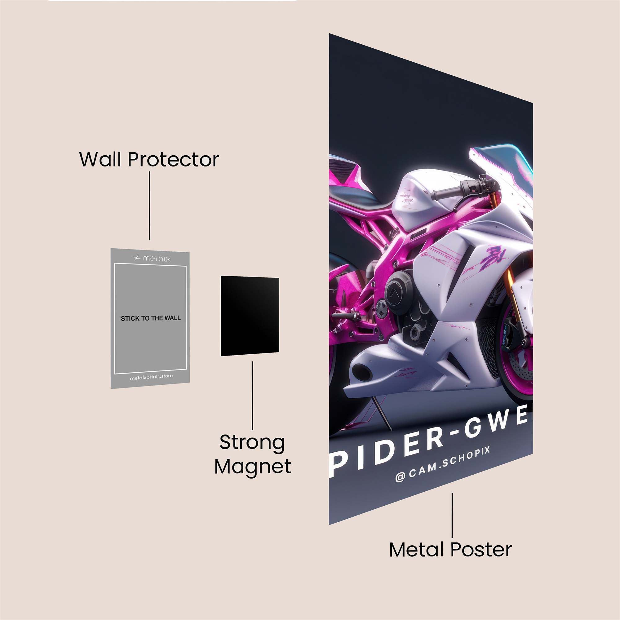 Controller Glow Safe Wall Magnetic / M