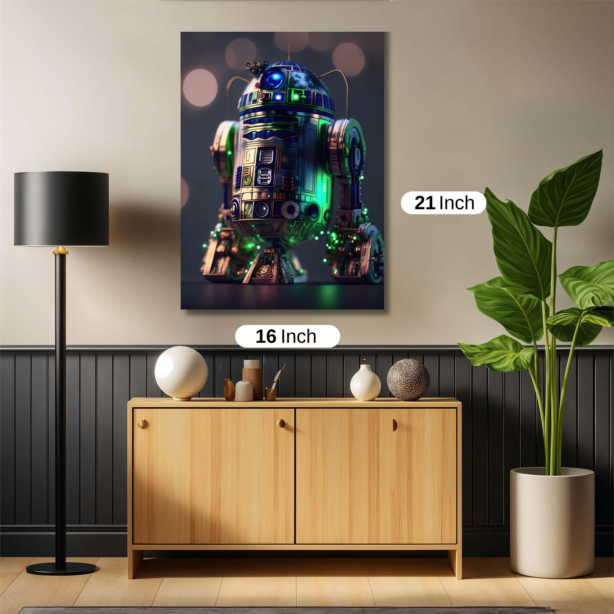 R2-D2 Radiant Safe Wall Magnetic / M