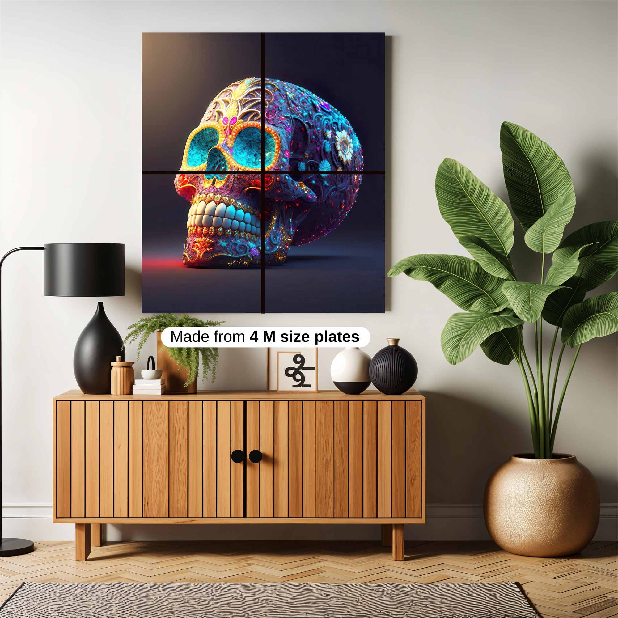 SugarSkull Radiant Safe Wall Magnetic / M