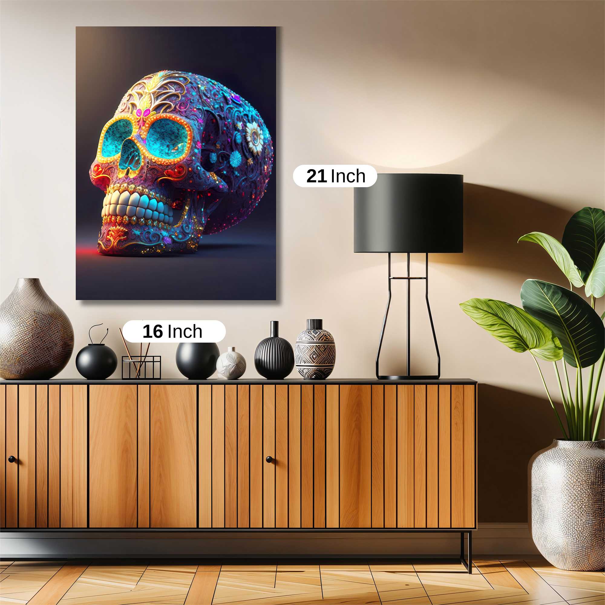 SugarSkull Radiant Safe Wall Magnetic / M