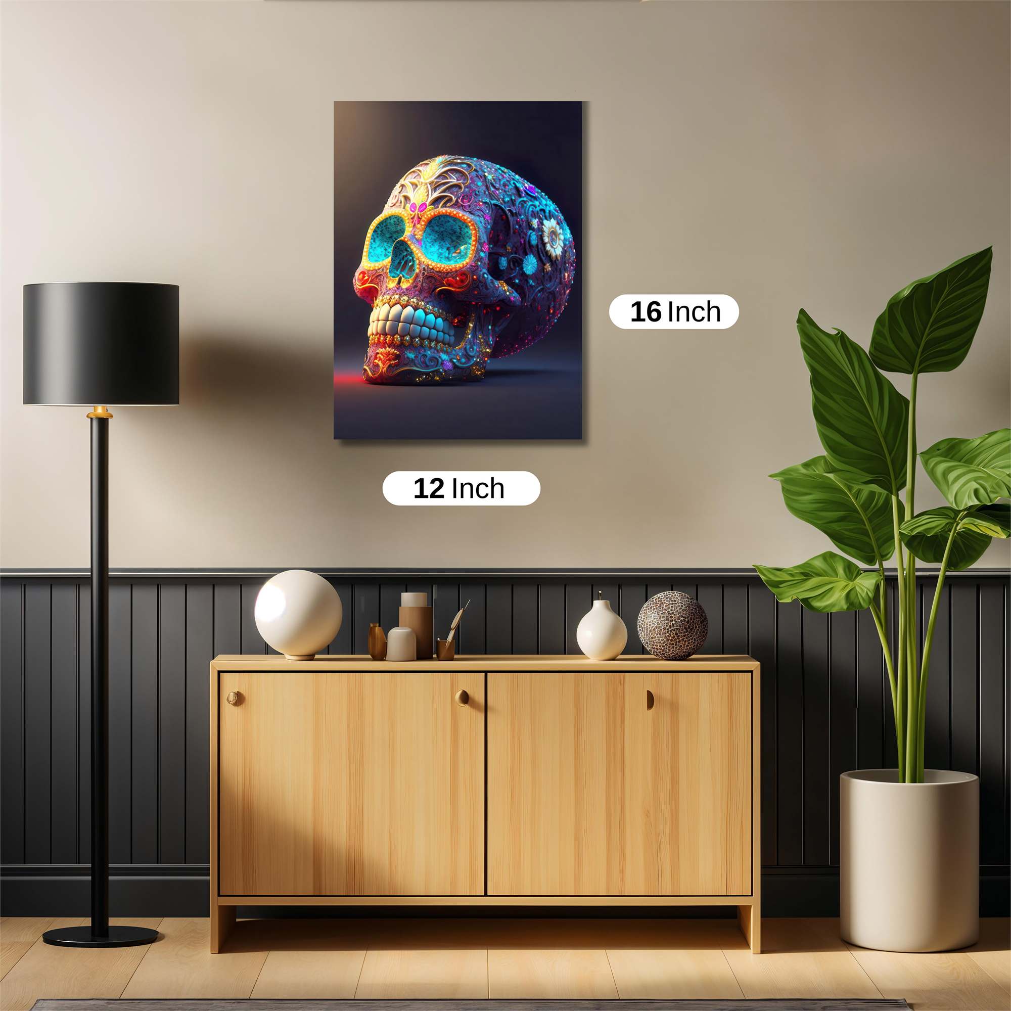 SugarSkull Radiant Safe Wall Magnetic / M