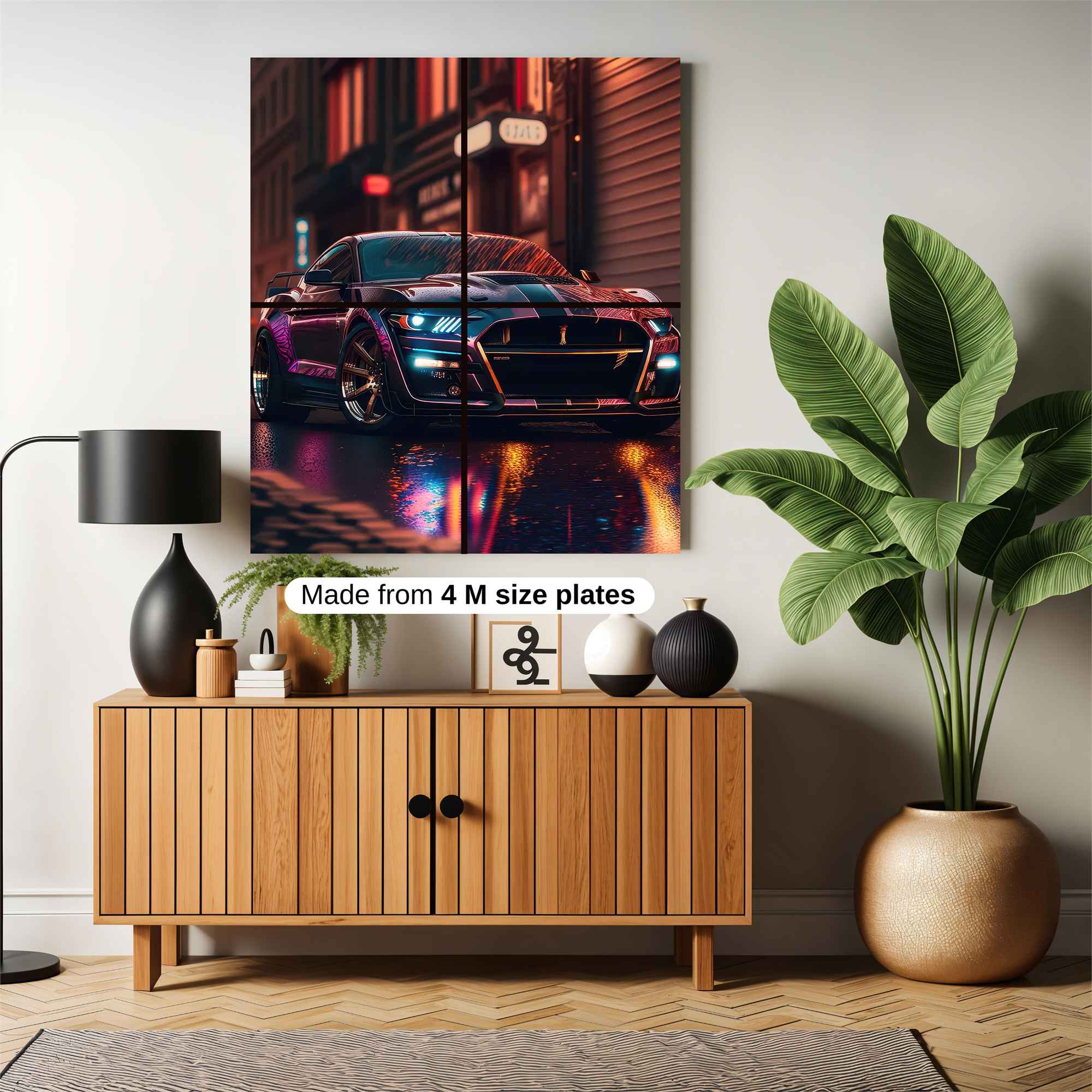 Mustang Mystery Safe Wall Magnetic / M