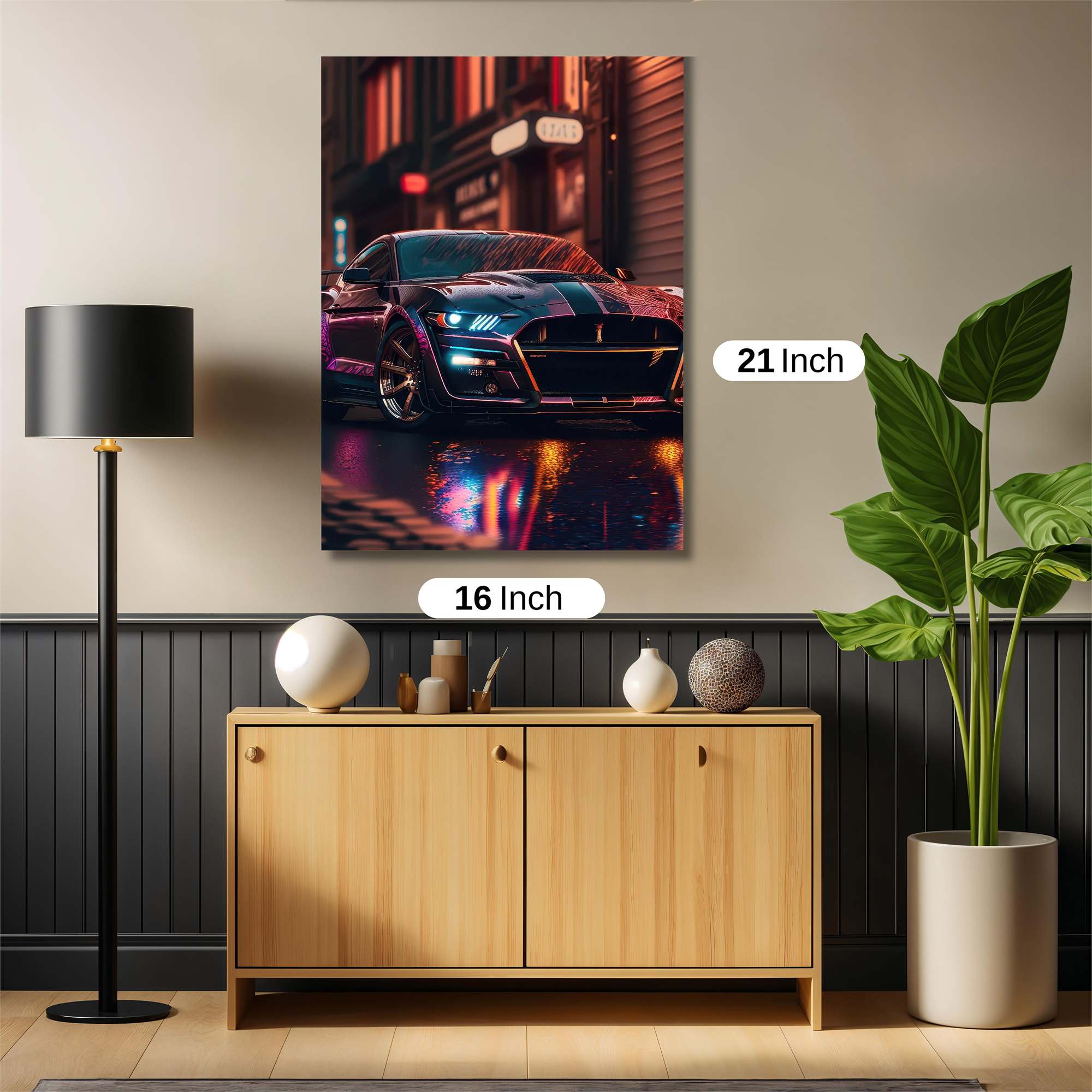 Mustang Mystery Safe Wall Magnetic / M