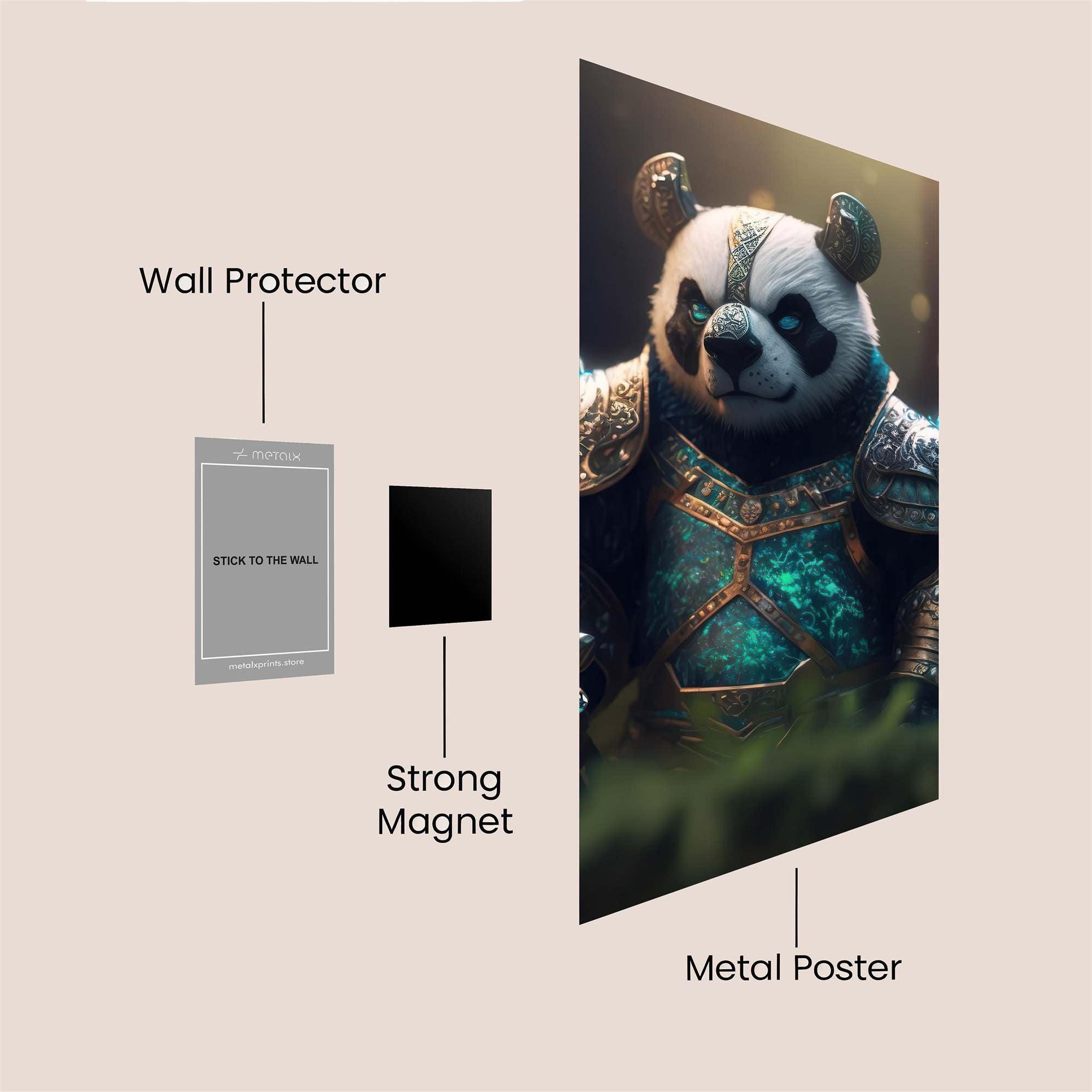 Panda Valor Safe Wall Magnetic / M