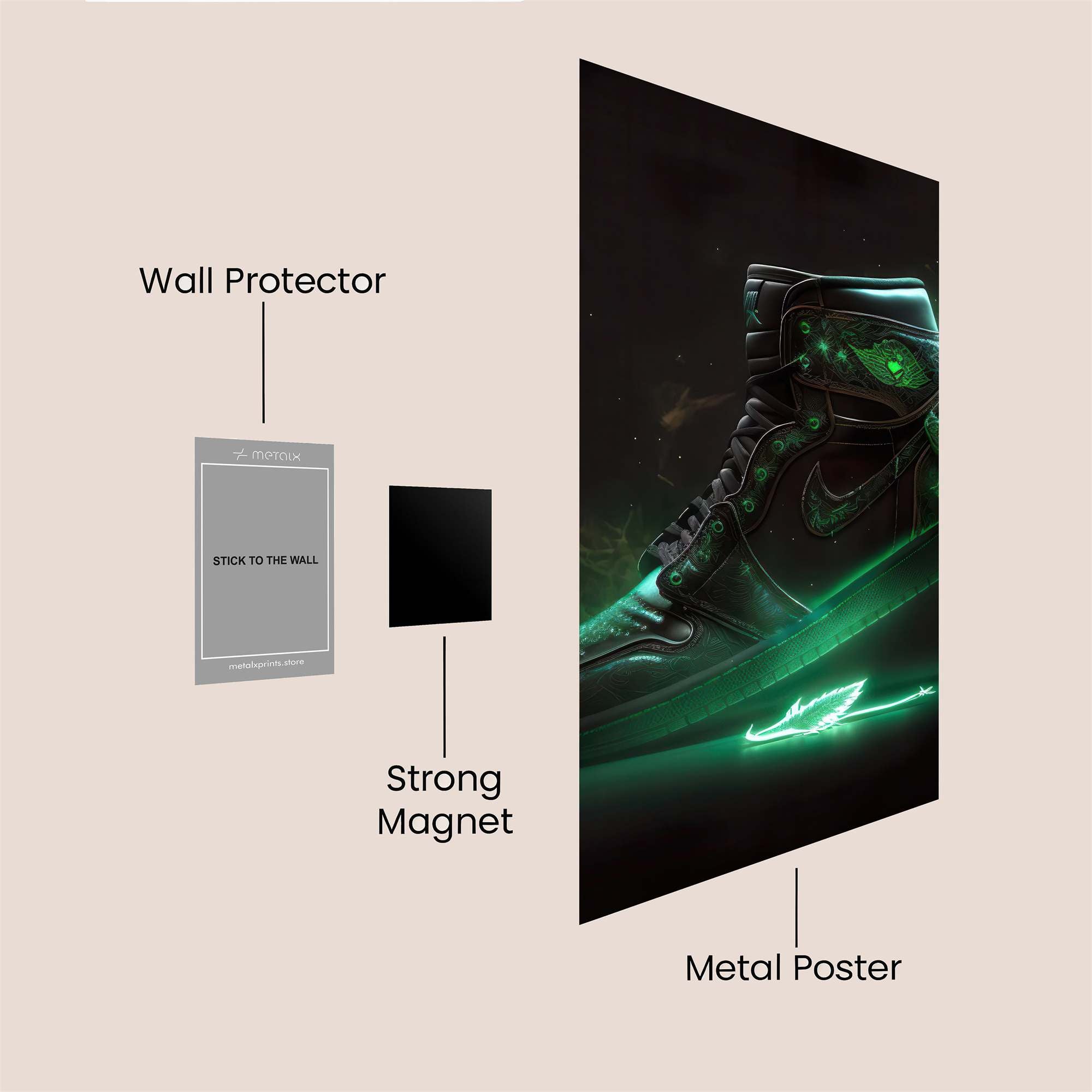 Venom Vibe Safe Wall Magnetic / M