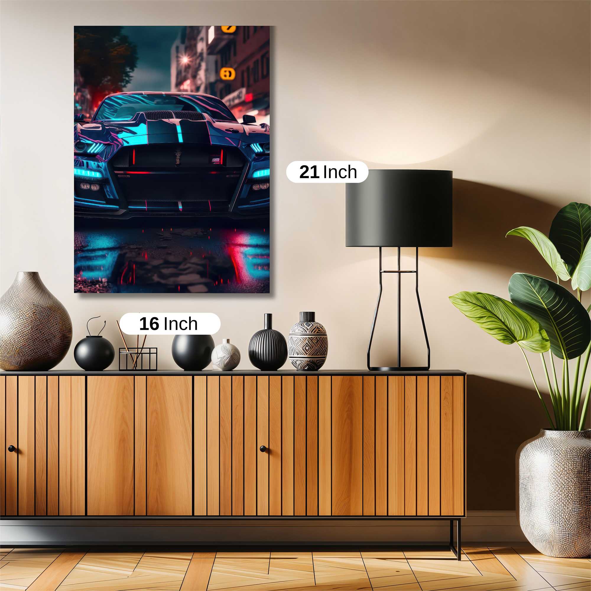 Mustang Menace Safe Wall Magnetic / M