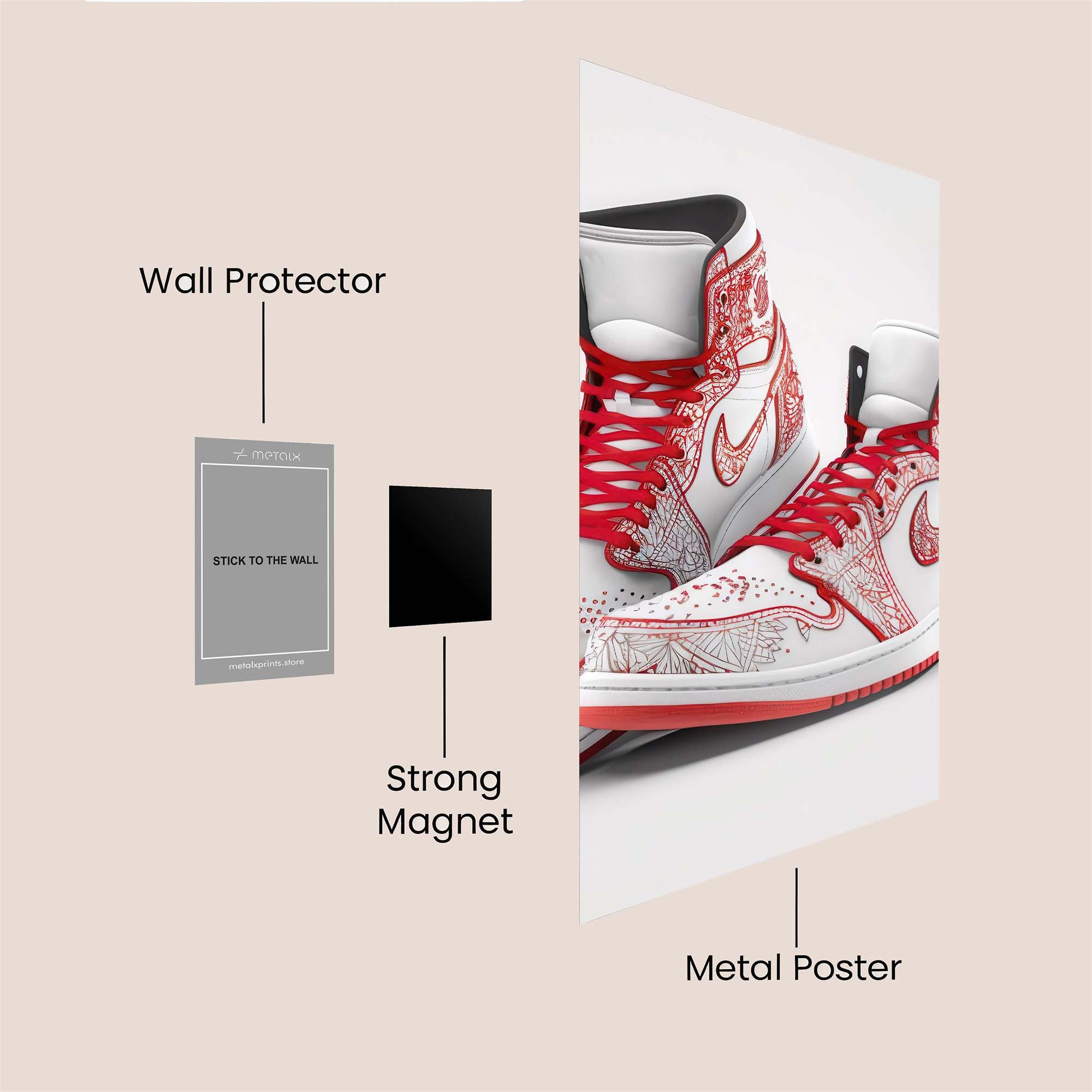 Jordan Elegance Safe Wall Magnetic / M