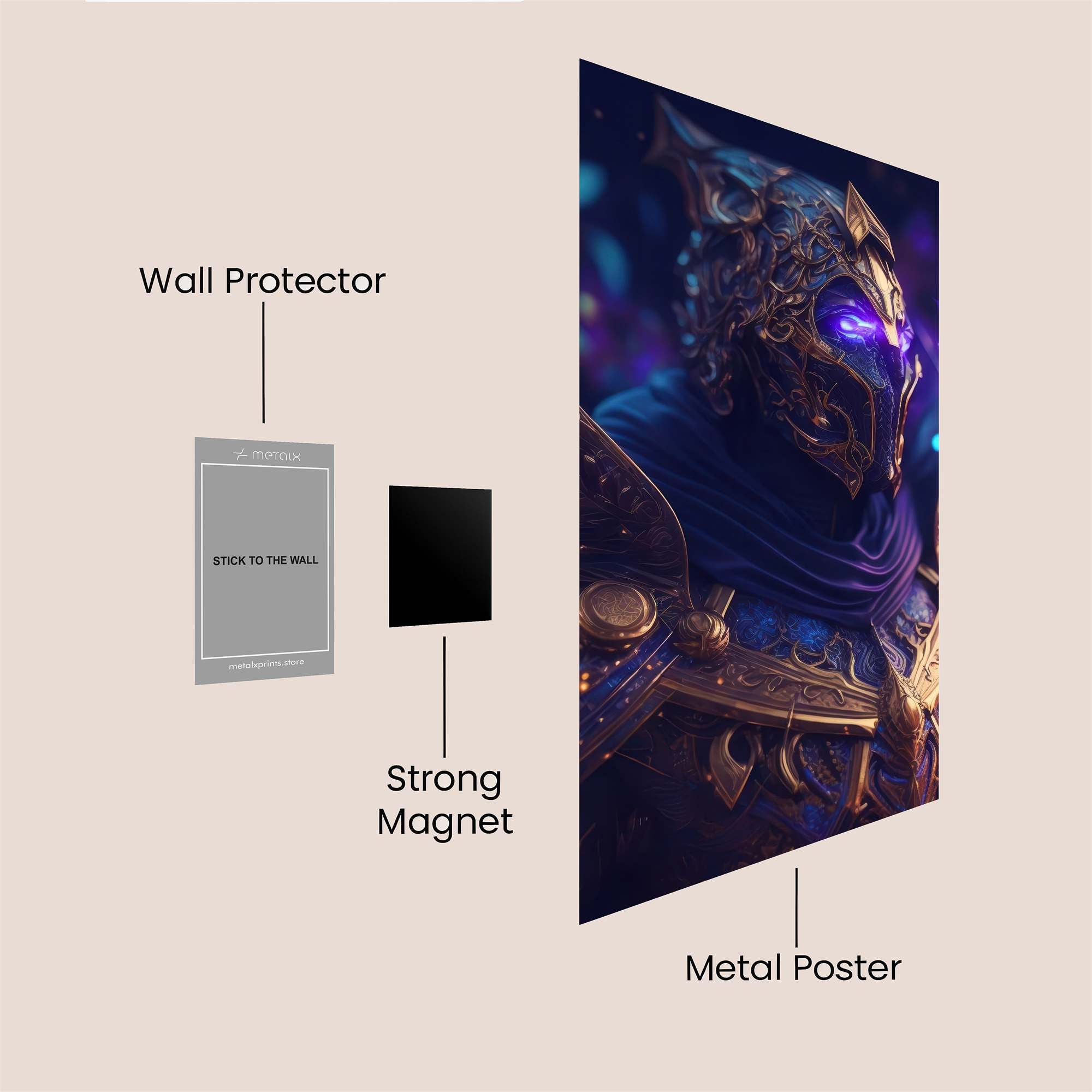 Mystic Sentinel Safe Wall Magnetic / M