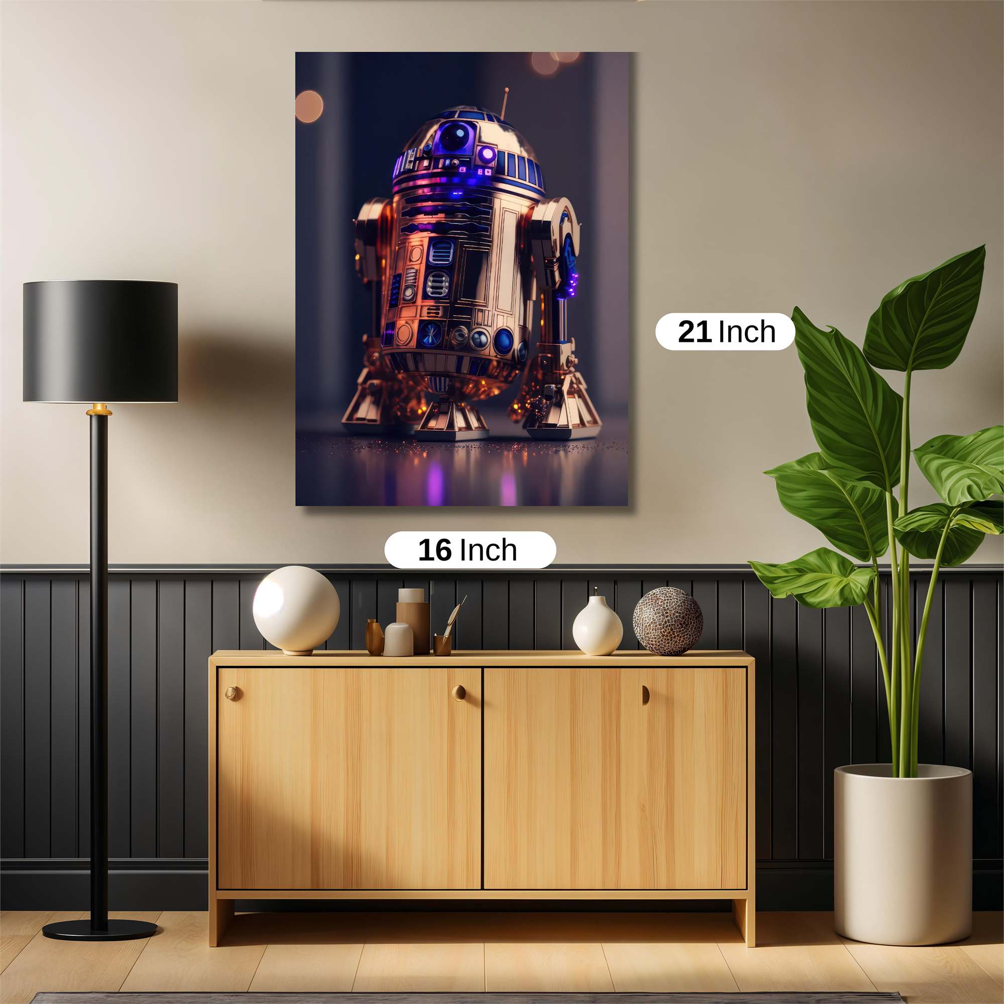 R2-D2 Radiant Safe Wall Magnetic / M