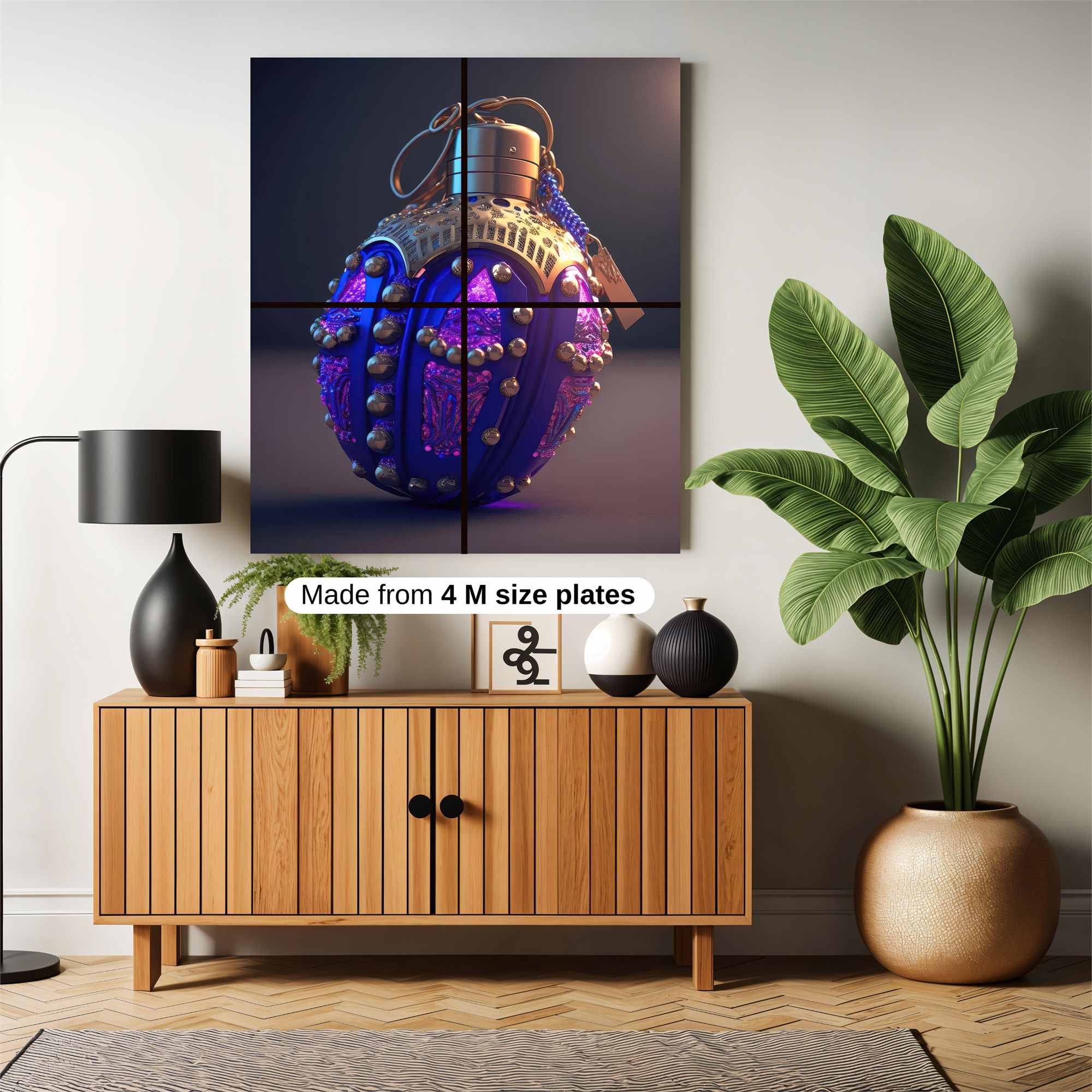 Ornate Enigma Safe Wall Magnetic / M