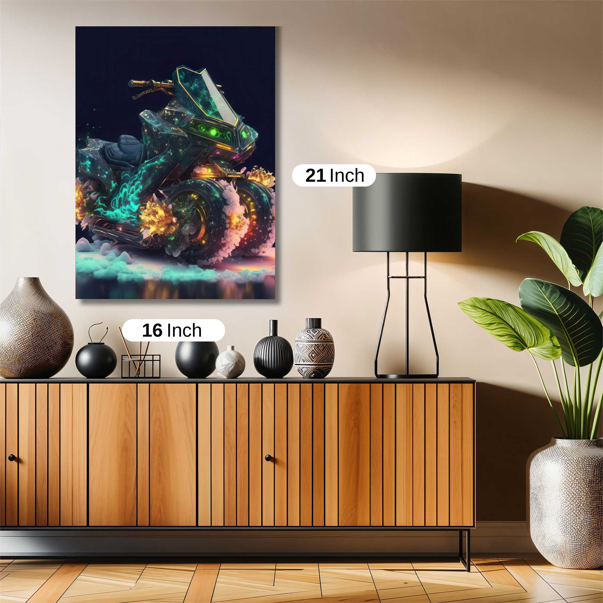 Cyber Bloom Safe Wall Magnetic / M