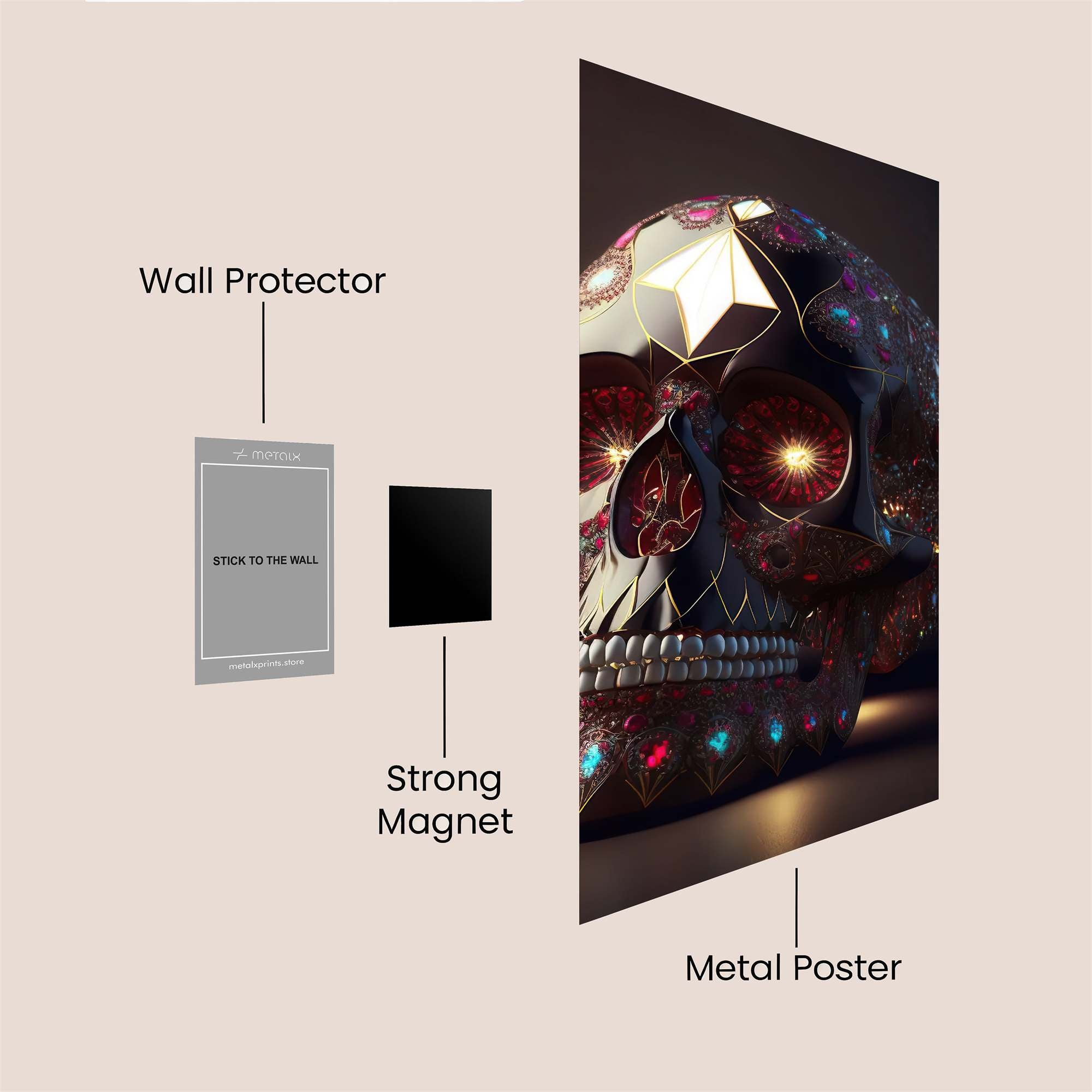 Crystal Enigma Safe Wall Magnetic / M