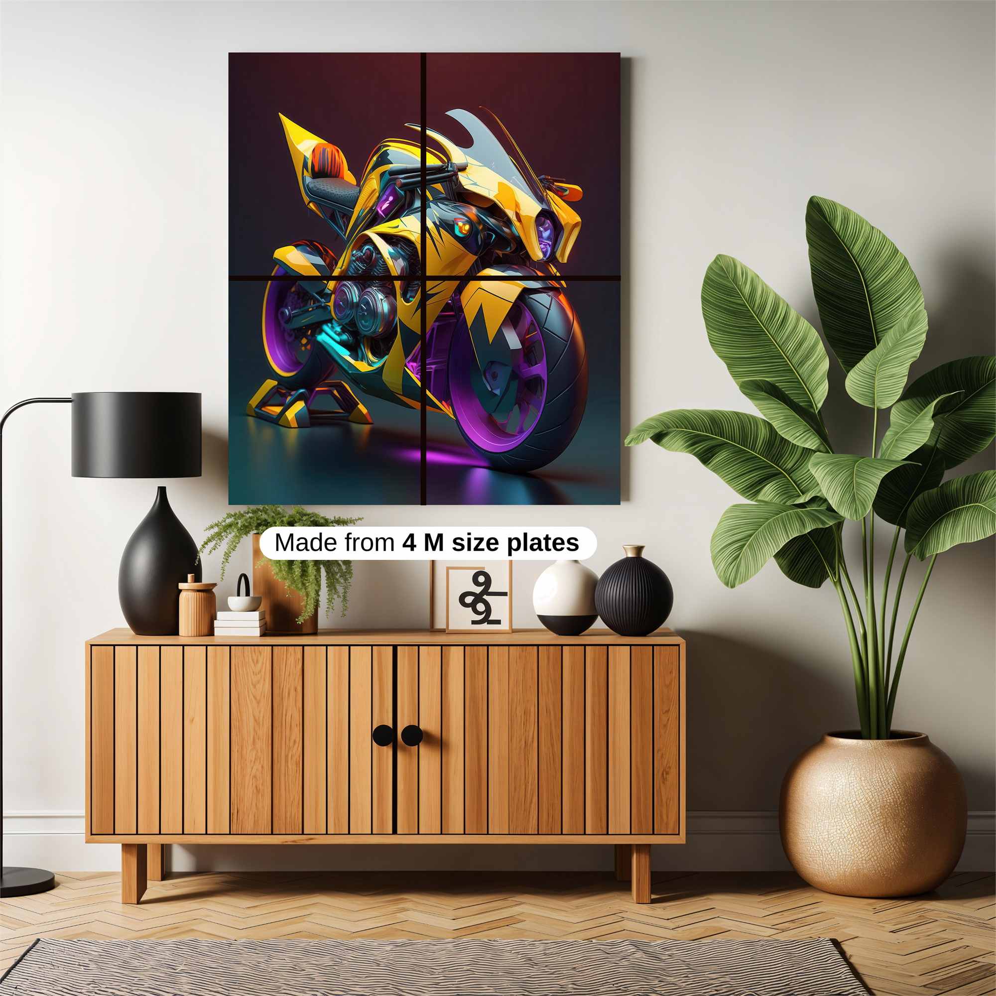 Neon Racer Safe Wall Magnetic / M