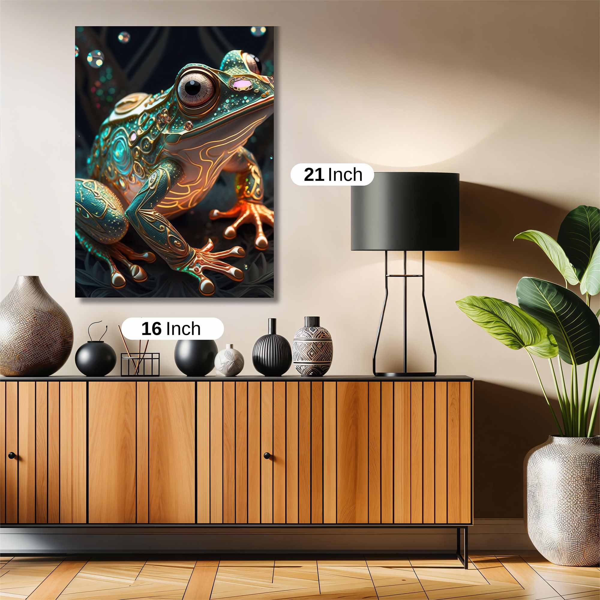 Jewelry Frog Safe Wall Magnetic / M
