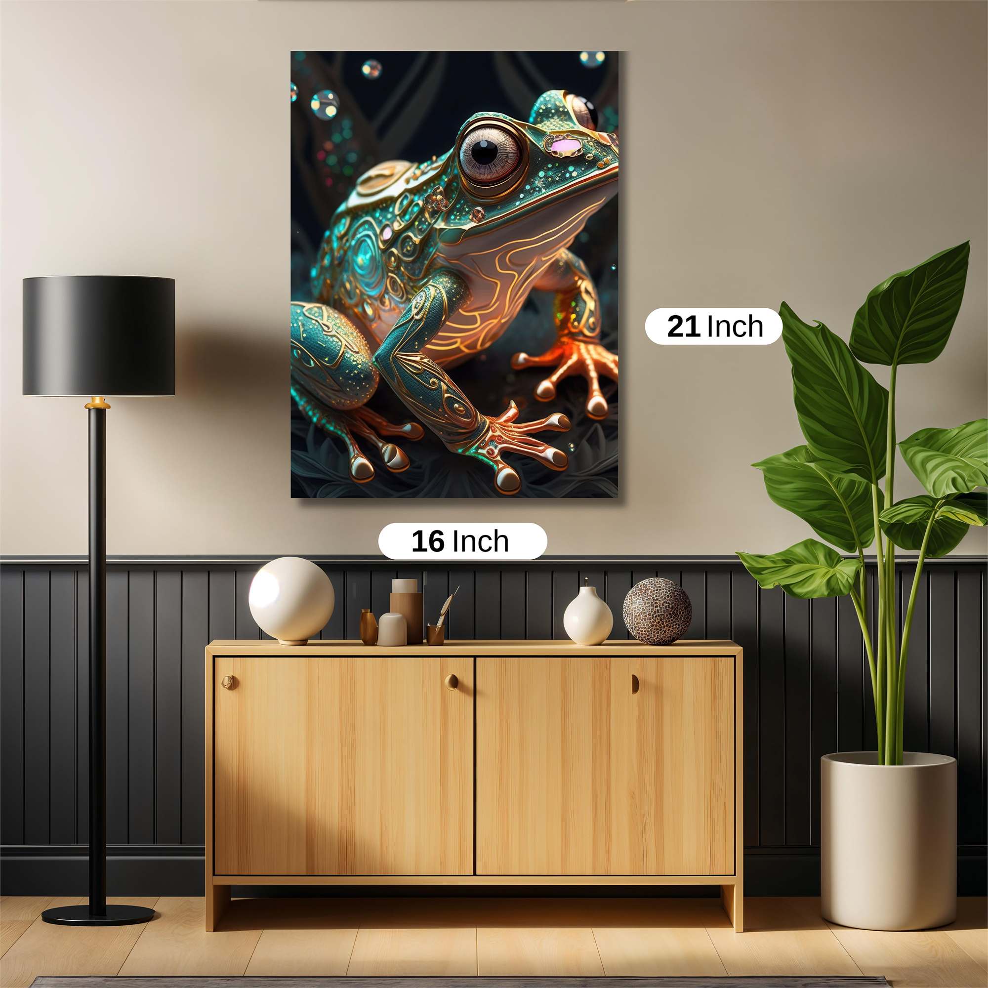 Jewelry Frog Safe Wall Magnetic / M