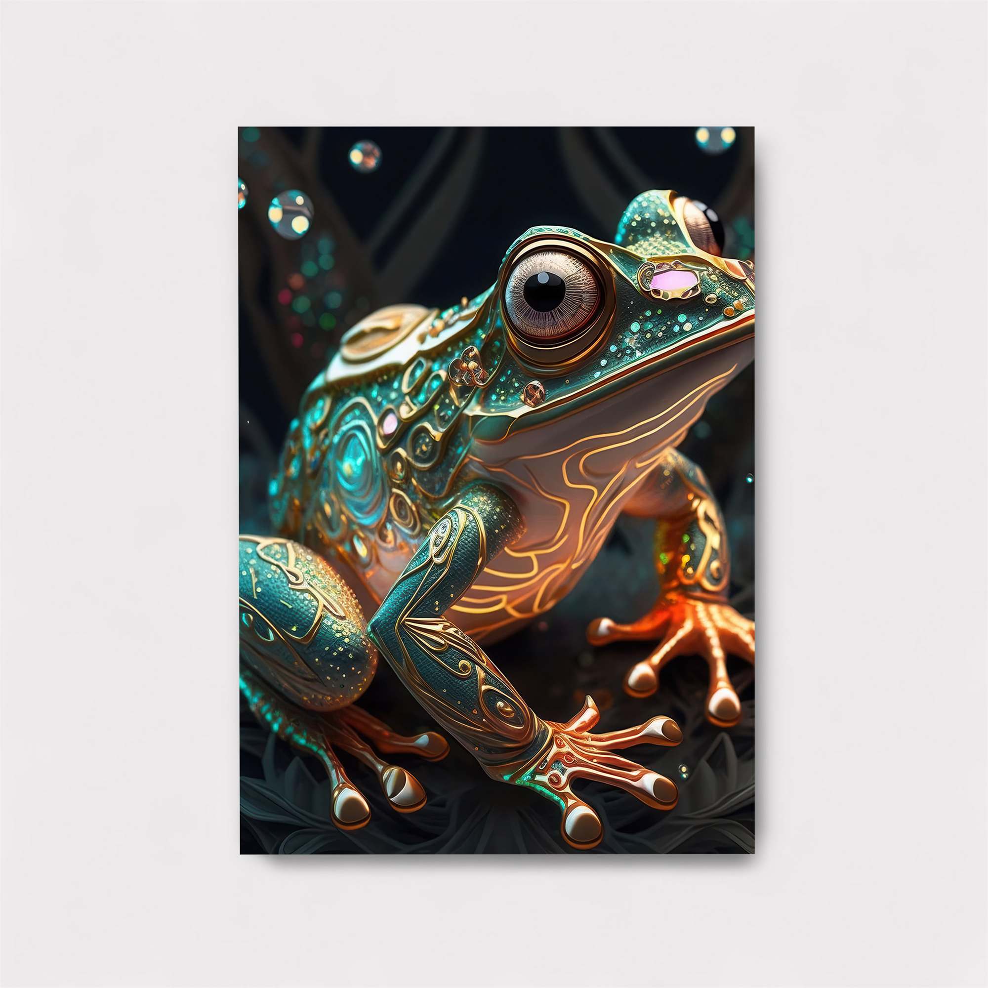 Jewelry Frog Safe Wall Magnetic / M