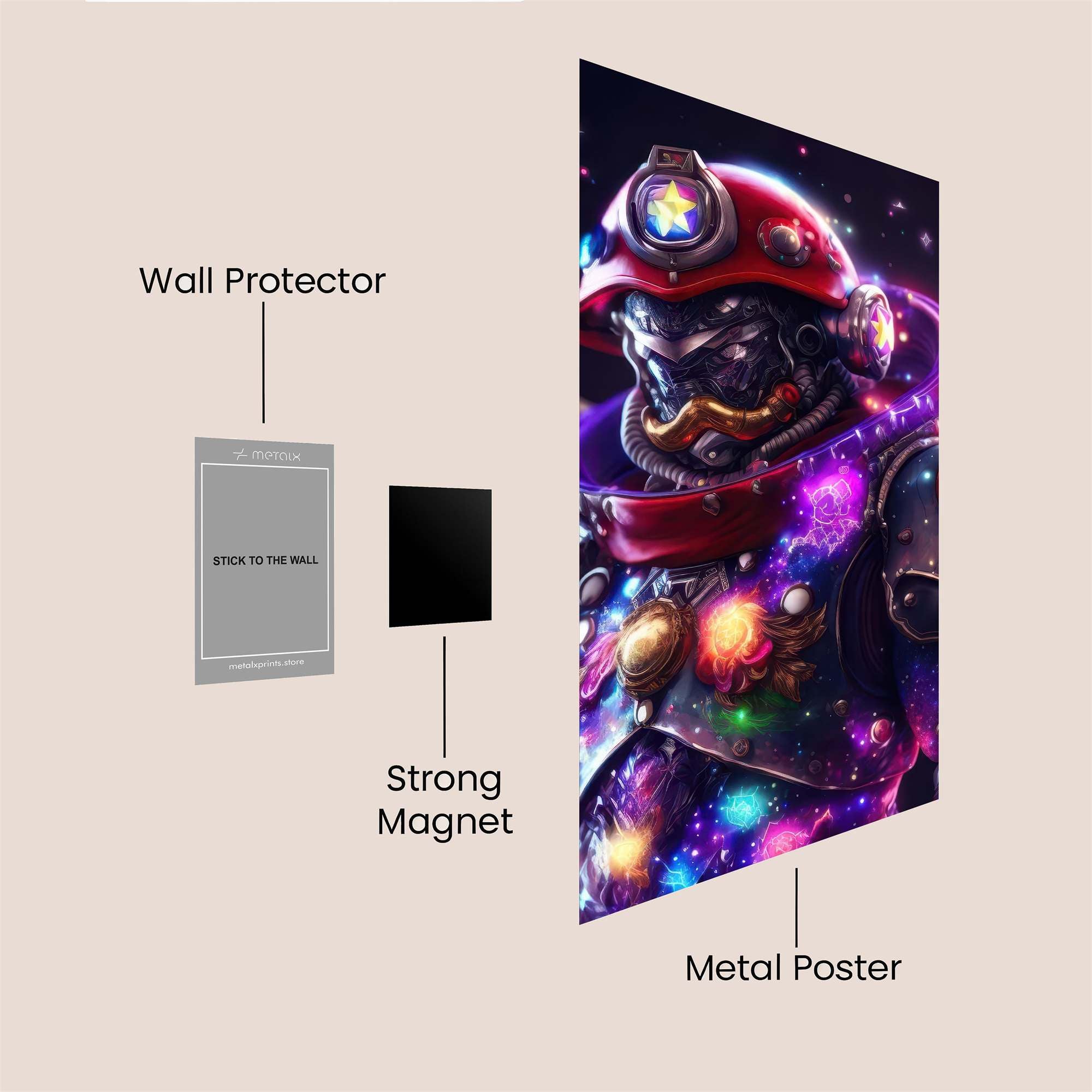 Galactic Miner Safe Wall Magnetic / M