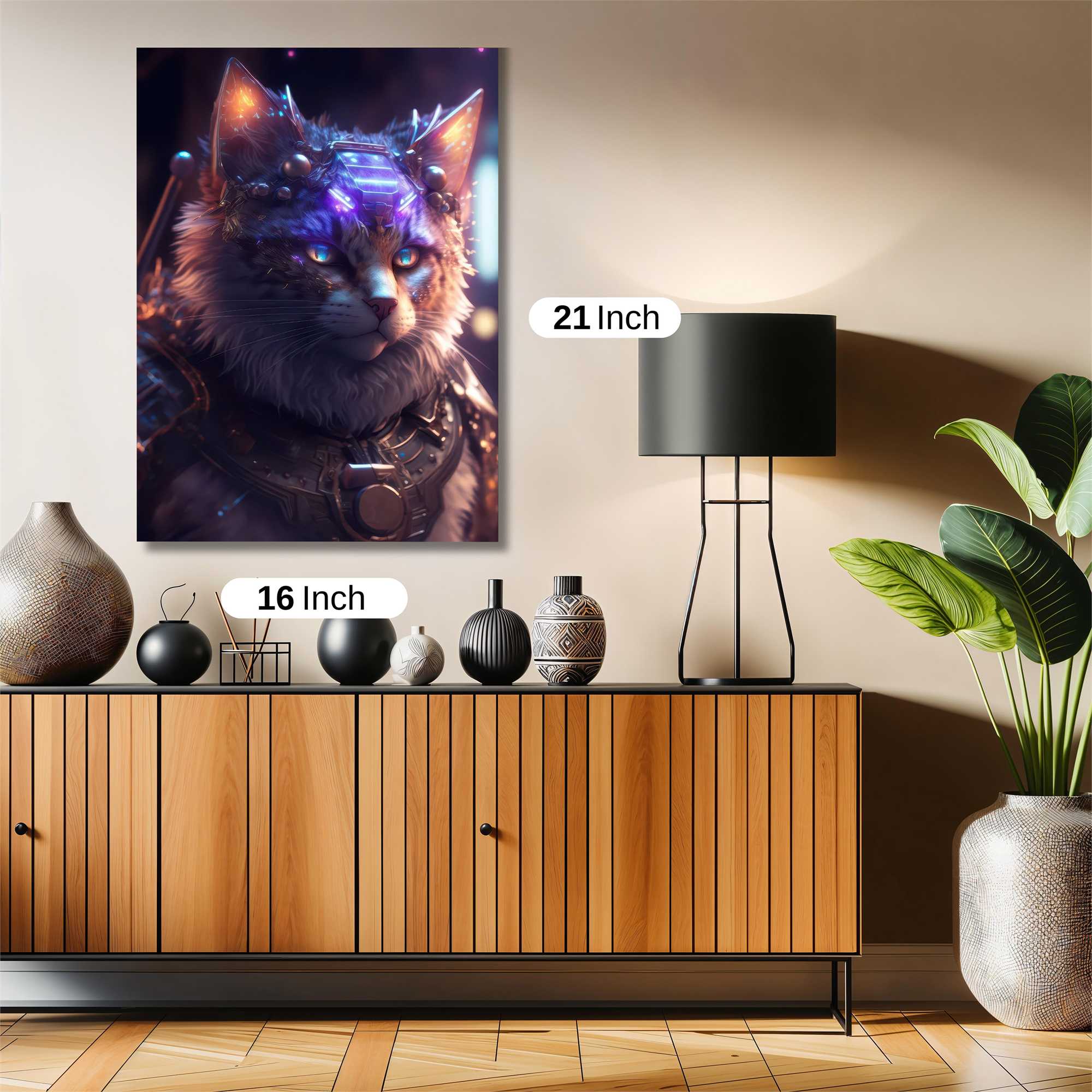 Cybernetic Cat Safe Wall Magnetic / M