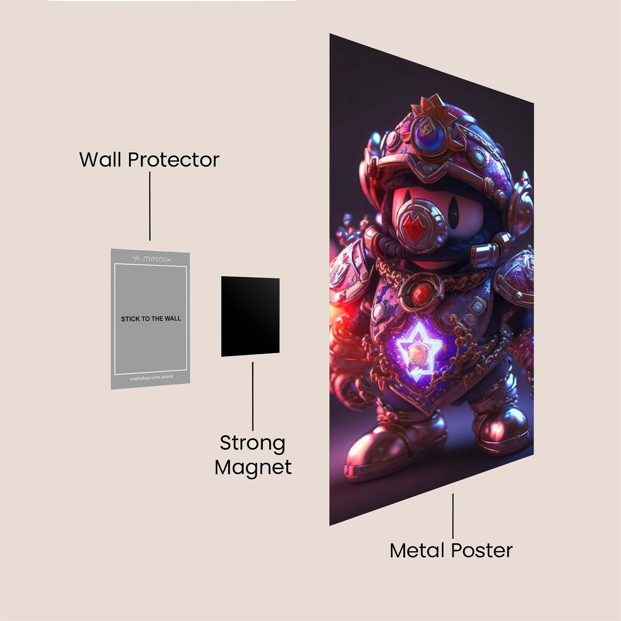 Knightly Glow Safe Wall Magnetic / M