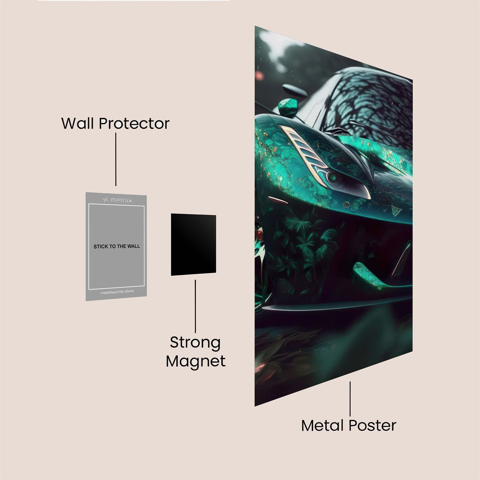 Venomous Elegance Safe Wall Magnetic / M