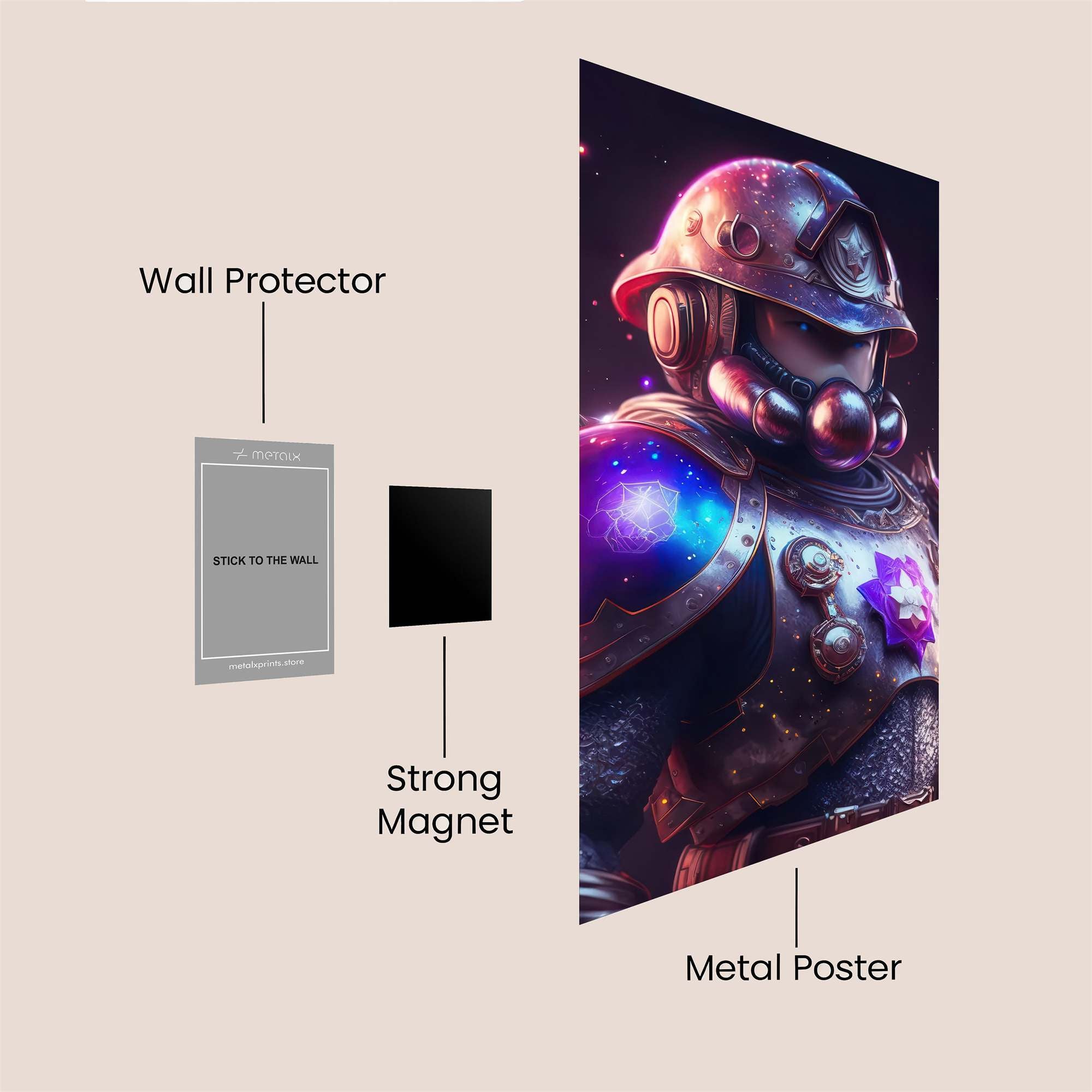 Galactic Guardian Safe Wall Magnetic / M