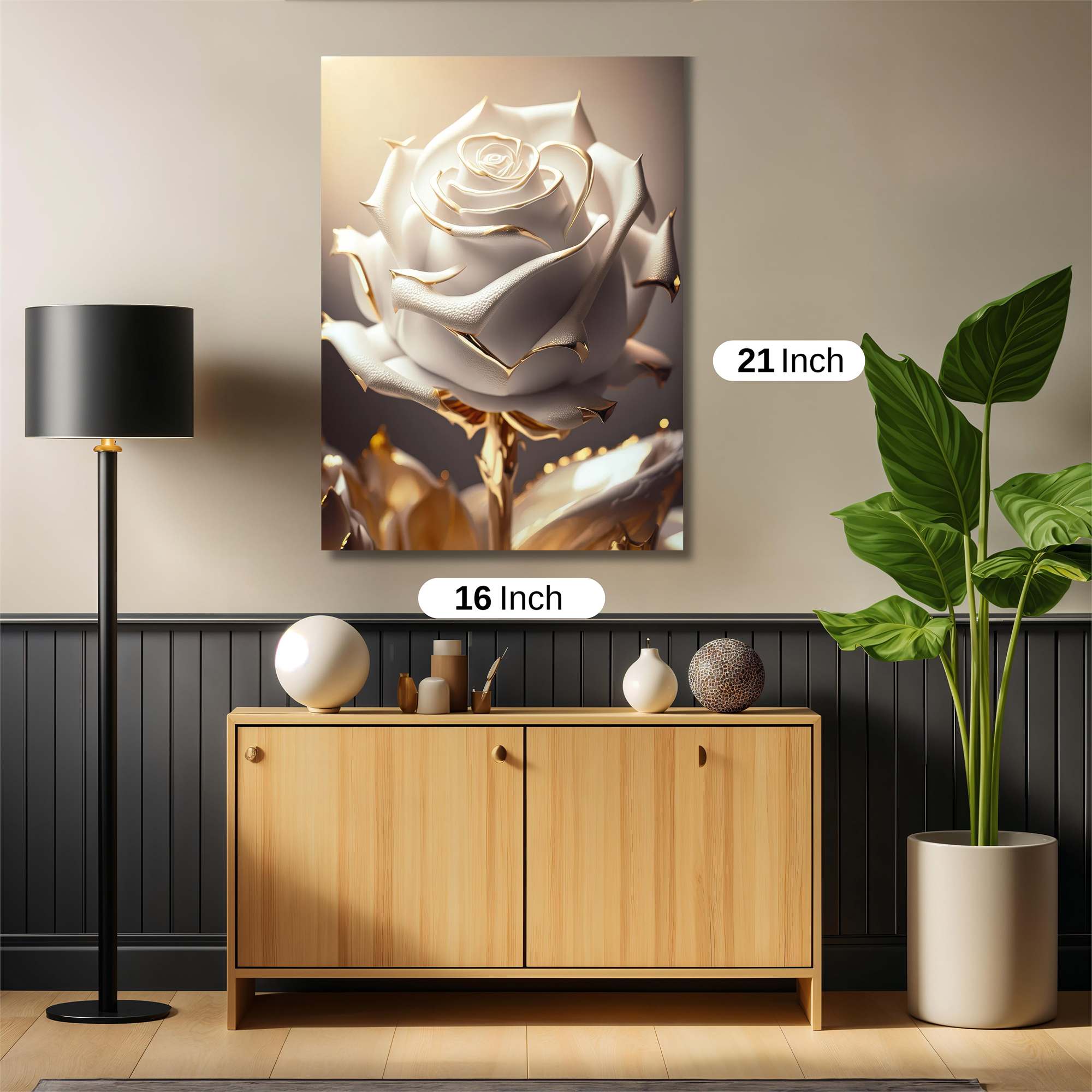 Rose Elegance Safe Wall Magnetic / M