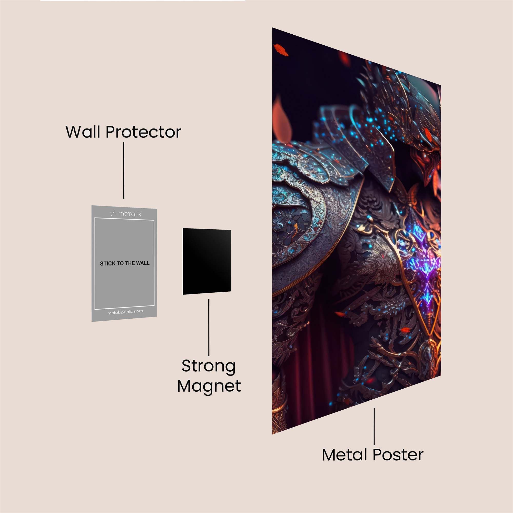 Knight Enigma Safe Wall Magnetic / M