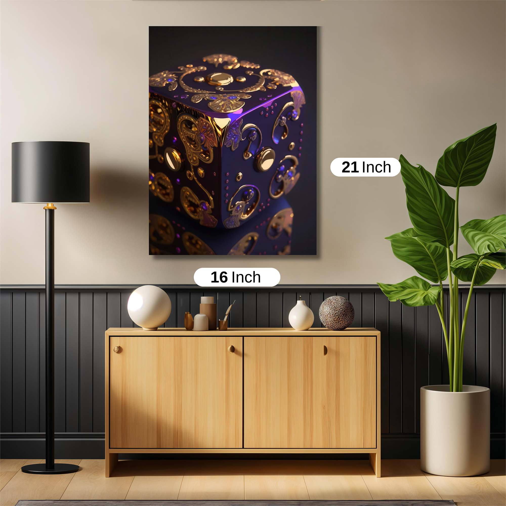 Mystic Cube Safe Wall Magnetic / M
