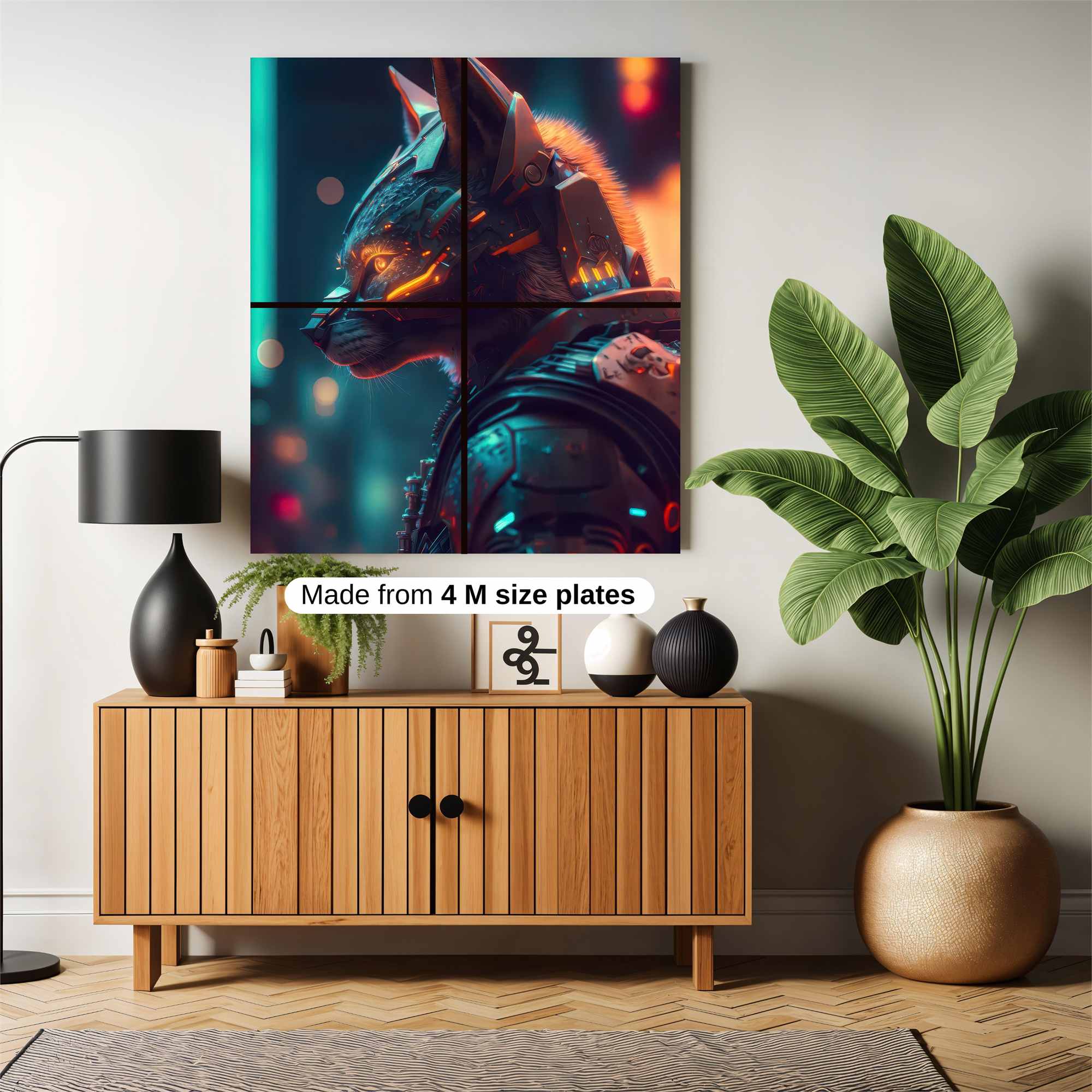 Cyber Fox Safe Wall Magnetic / M