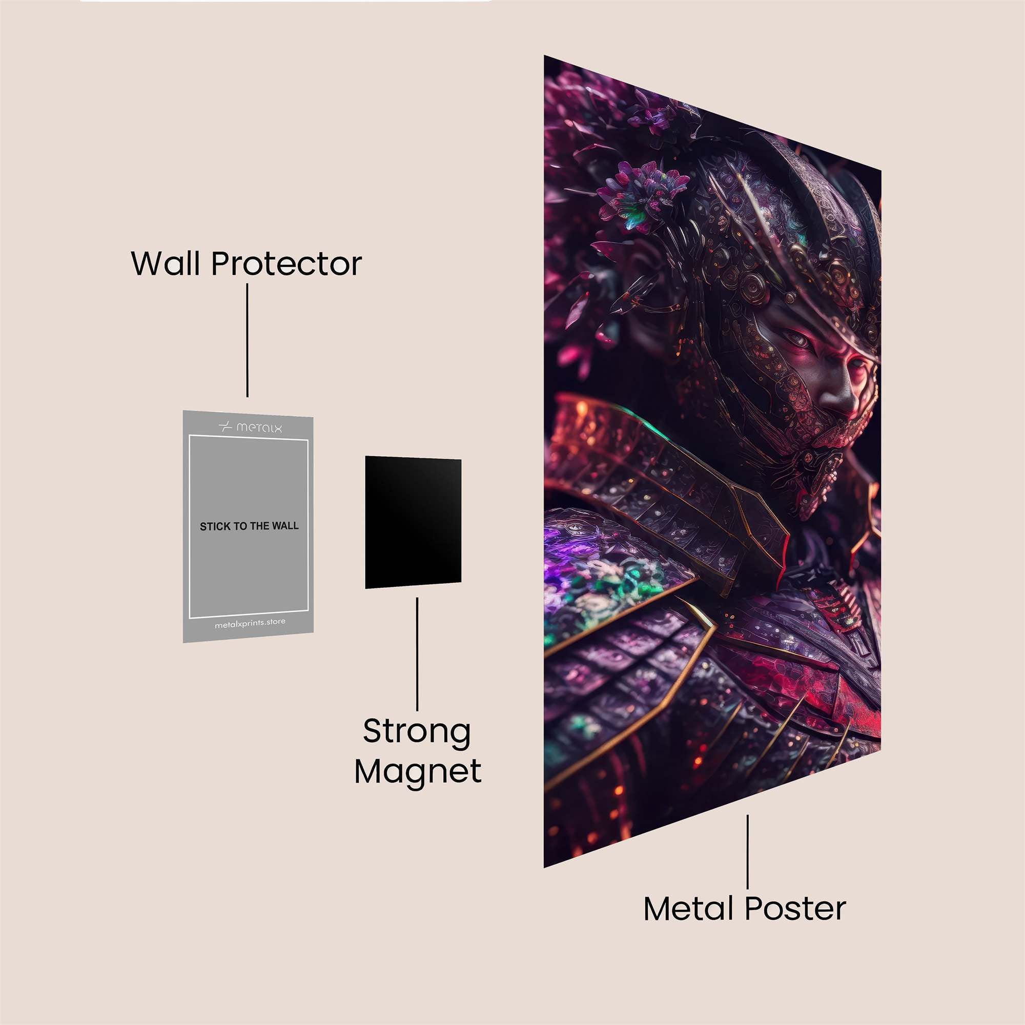 Samurai Radiance Safe Wall Magnetic / M