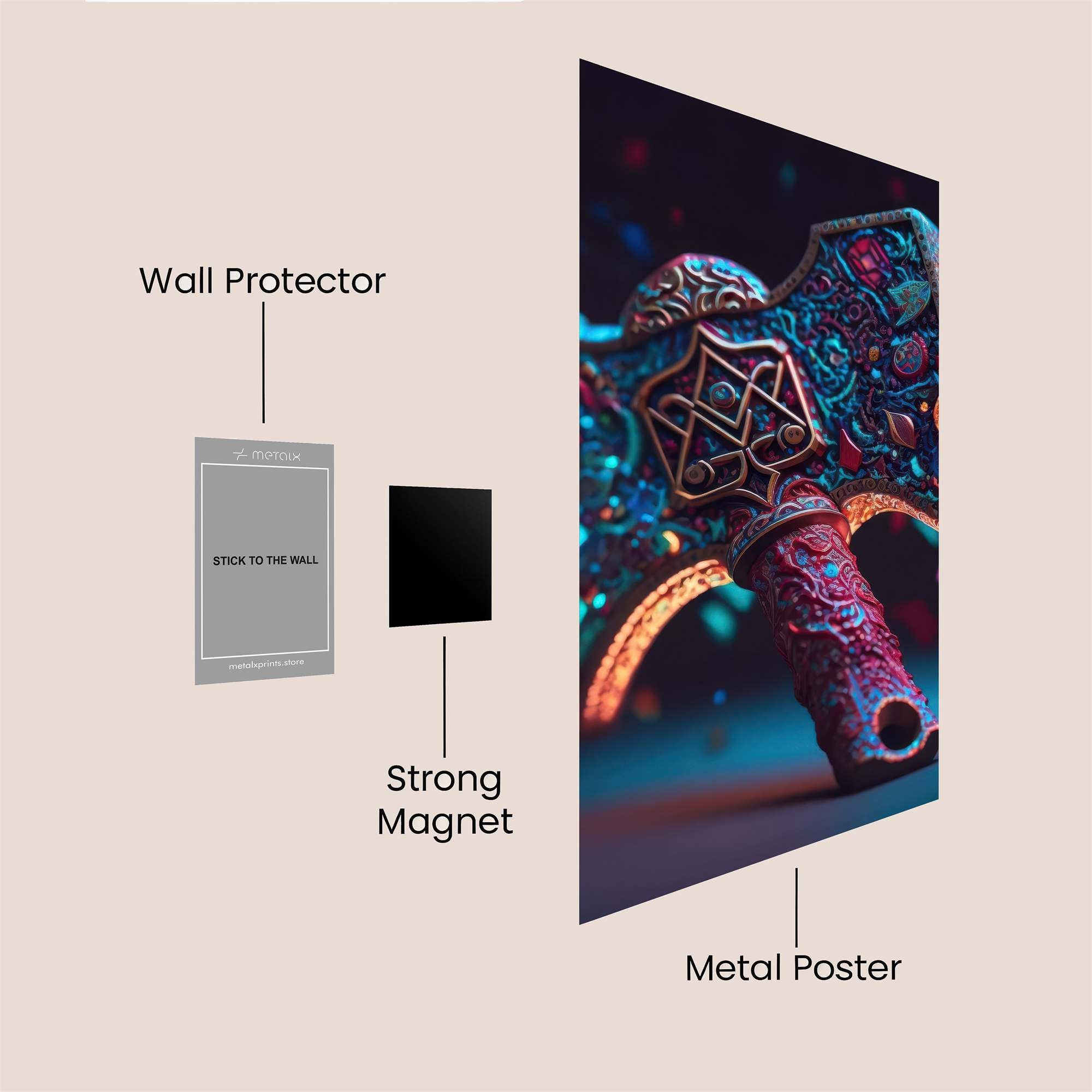 Mjolnir Enigma Safe Wall Magnetic / M