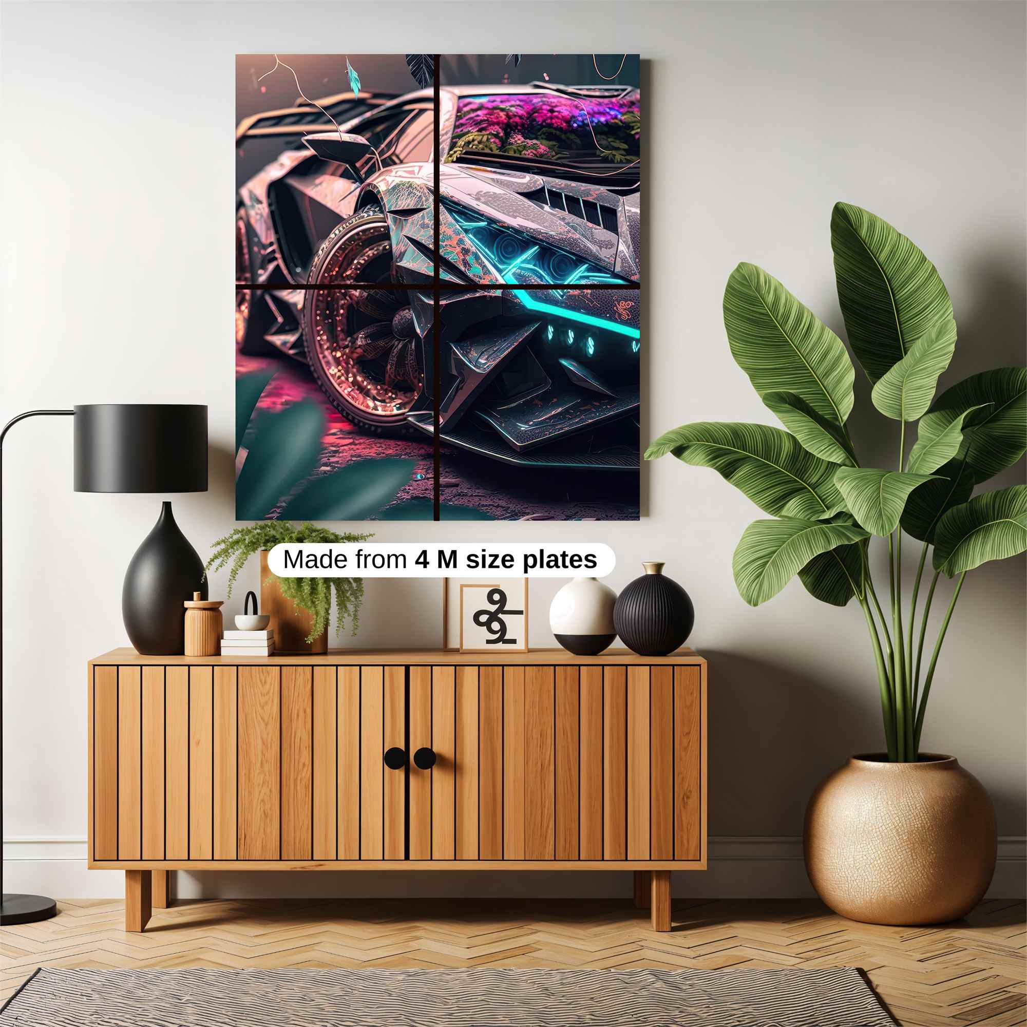 Cyber Bloom Safe Wall Magnetic / M