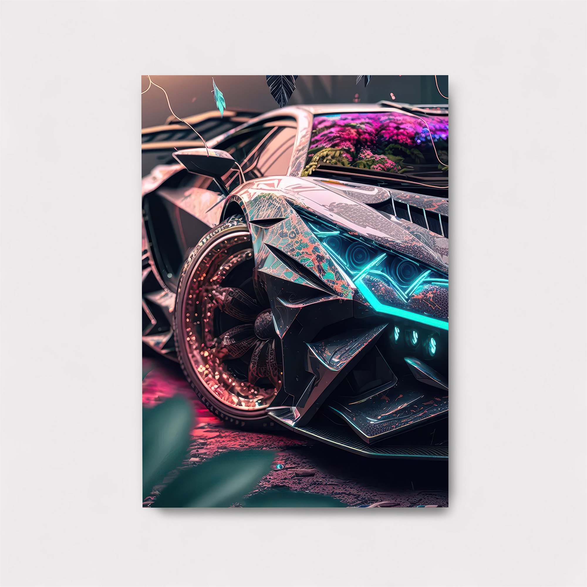 Cyber Bloom Safe Wall Magnetic / M