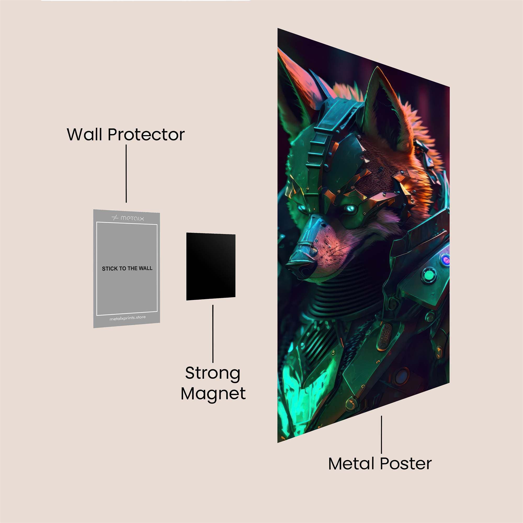 Fox Guardian Safe Wall Magnetic / M