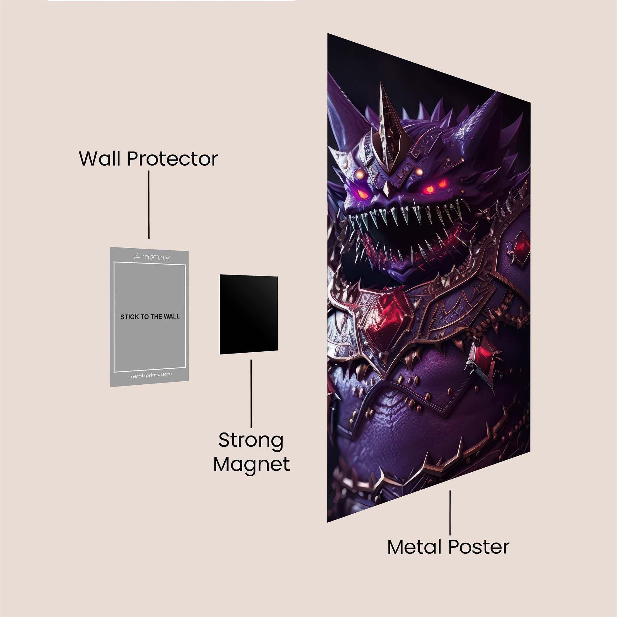 Gengar Regal Safe Wall Magnetic / M