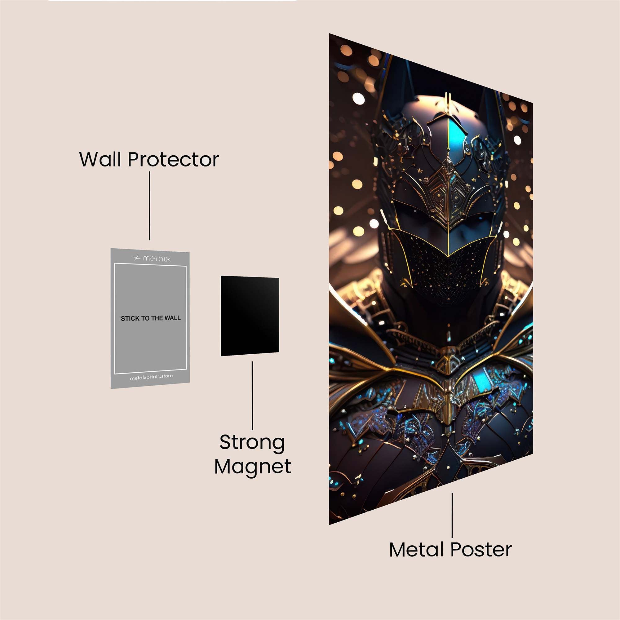 Batman Regal Safe Wall Magnetic / M