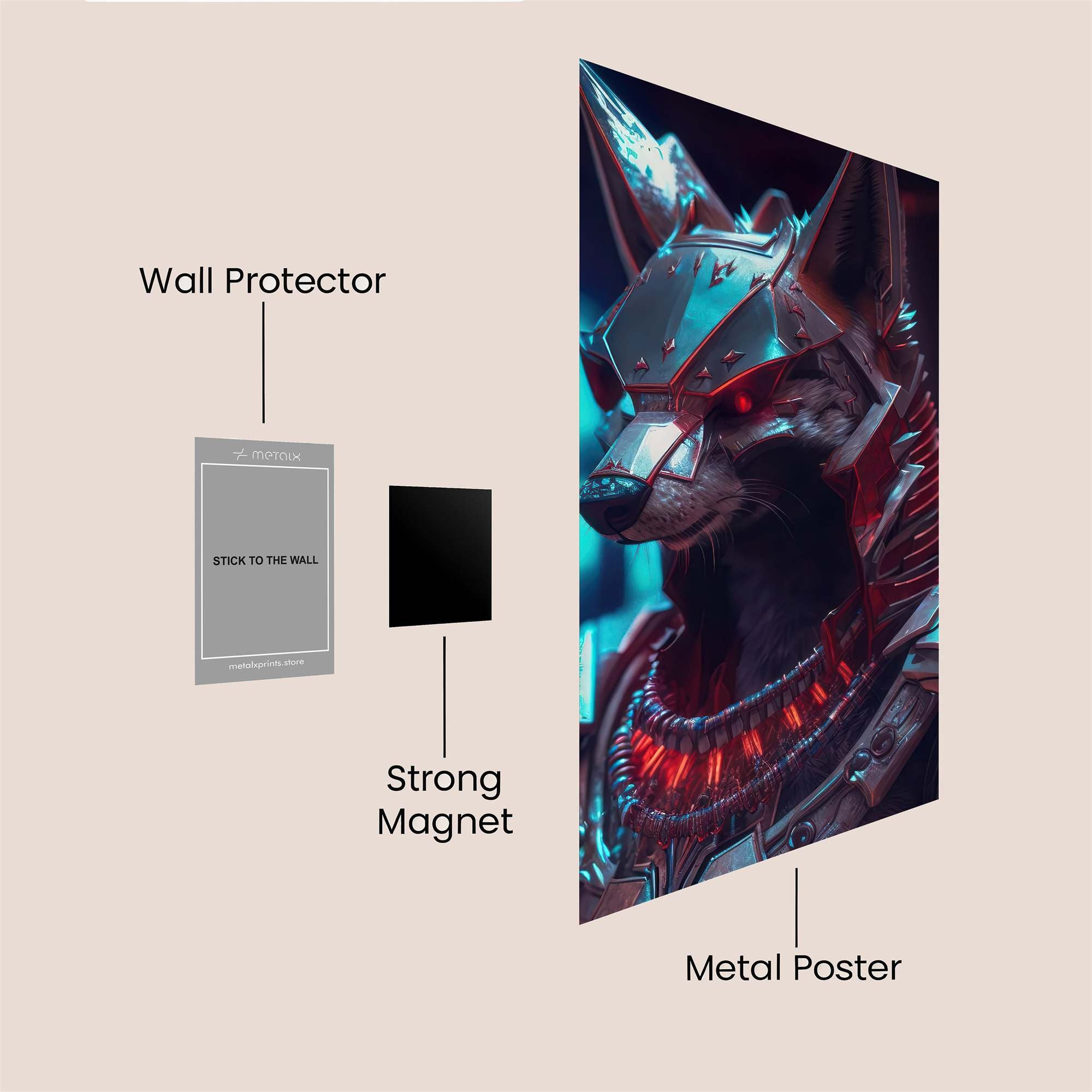 Anubis Ascendant Safe Wall Magnetic / M