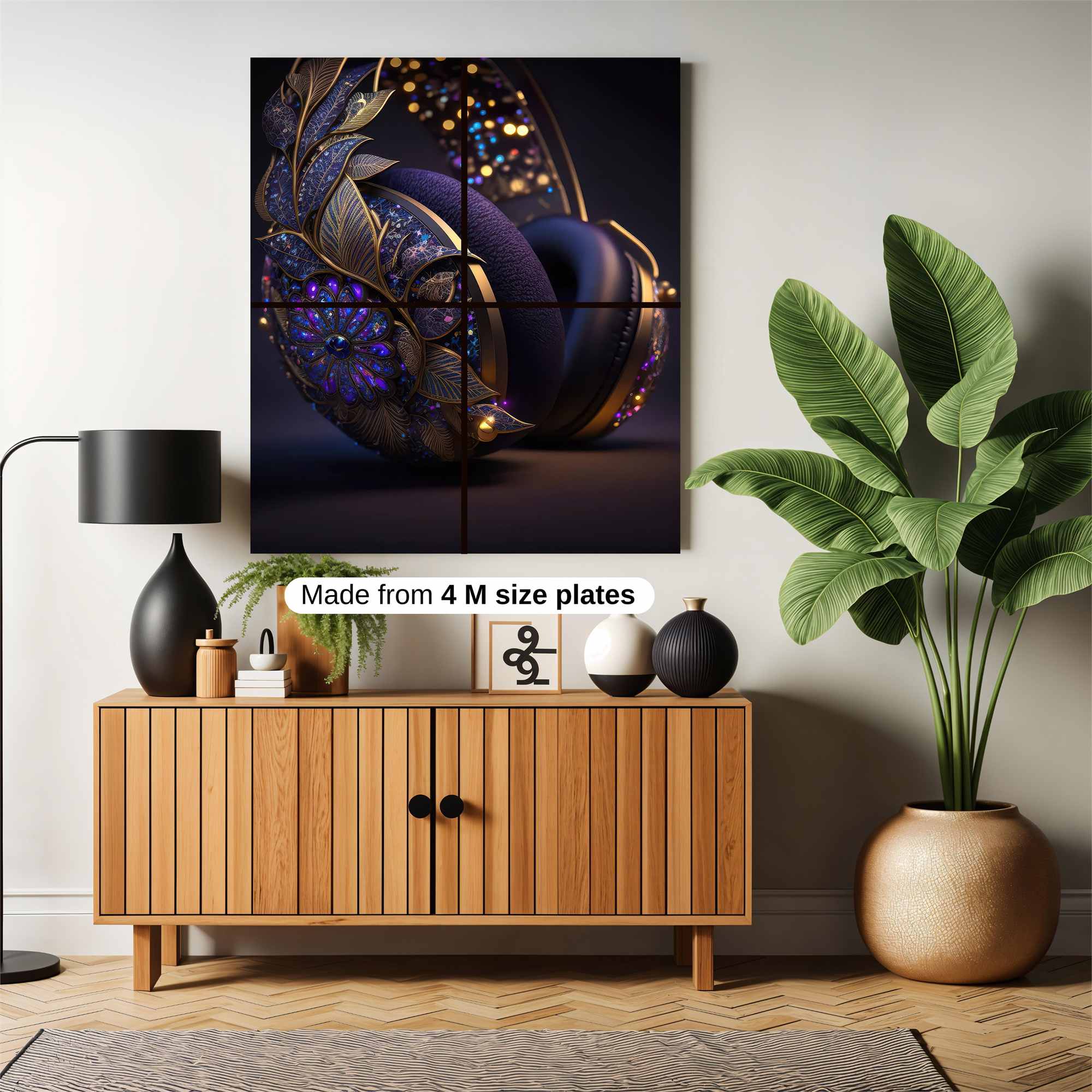 Floral Fantasy Safe Wall Magnetic / M