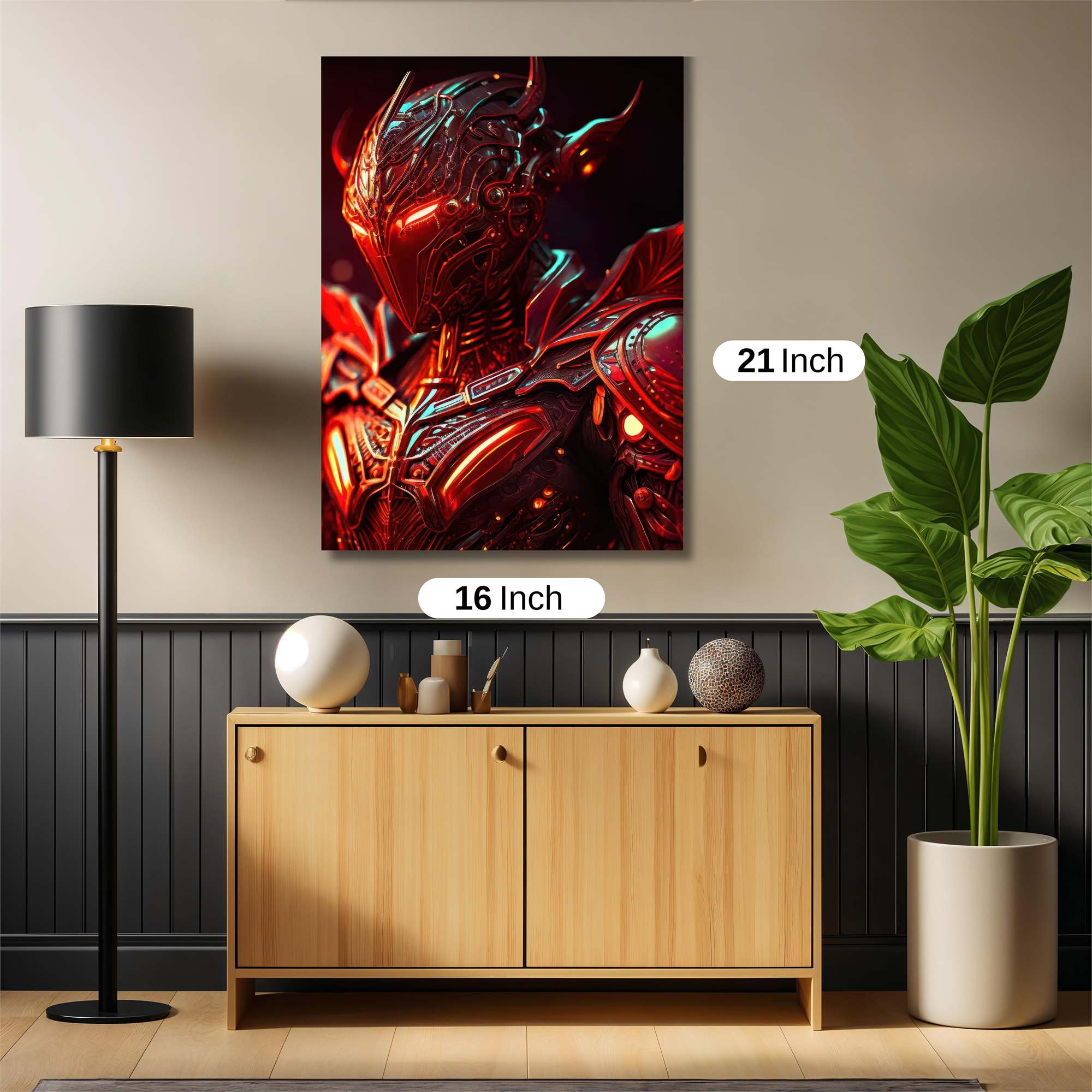 Demon Sentinel Safe Wall Magnetic / M